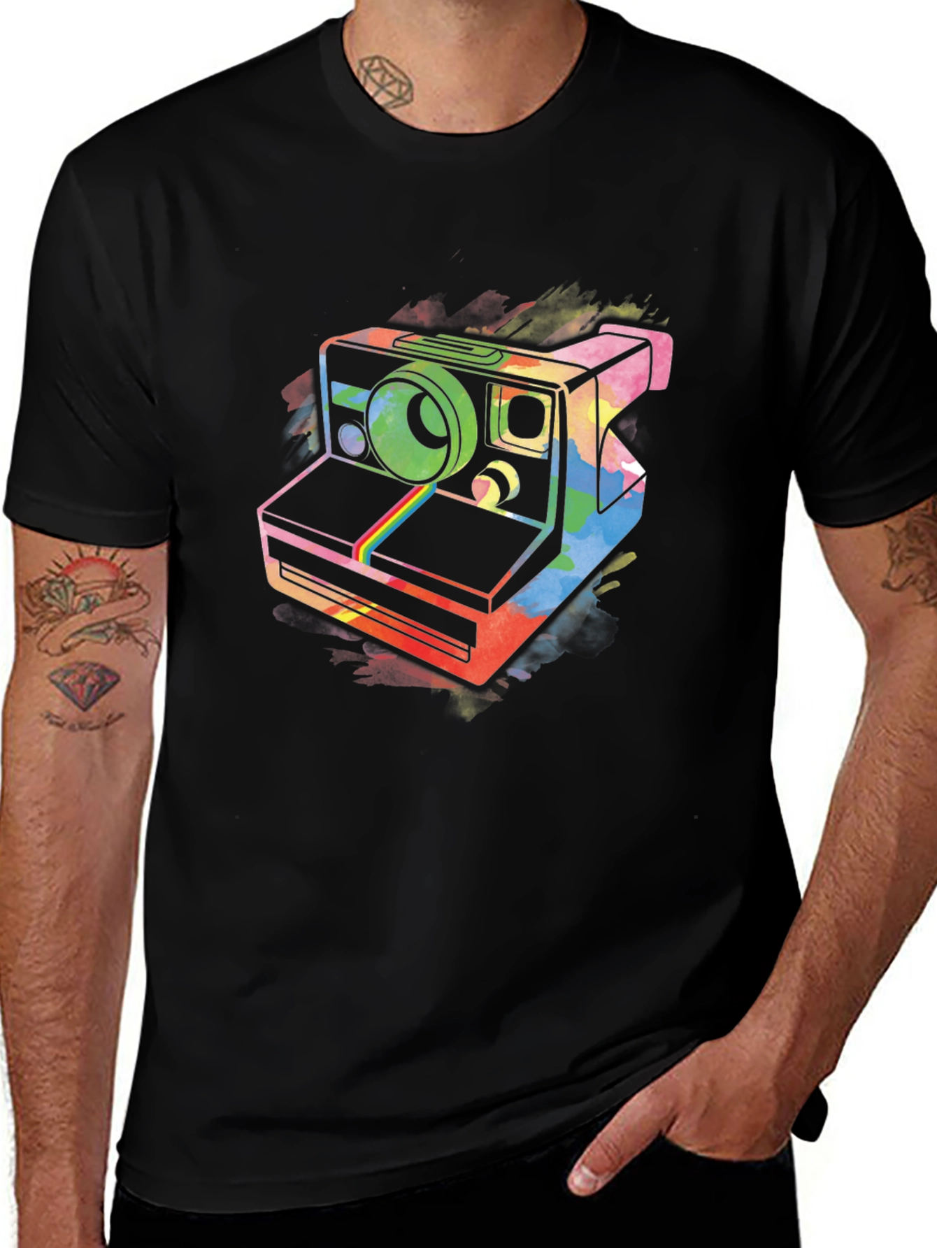 Retro Camera Graphic Tee