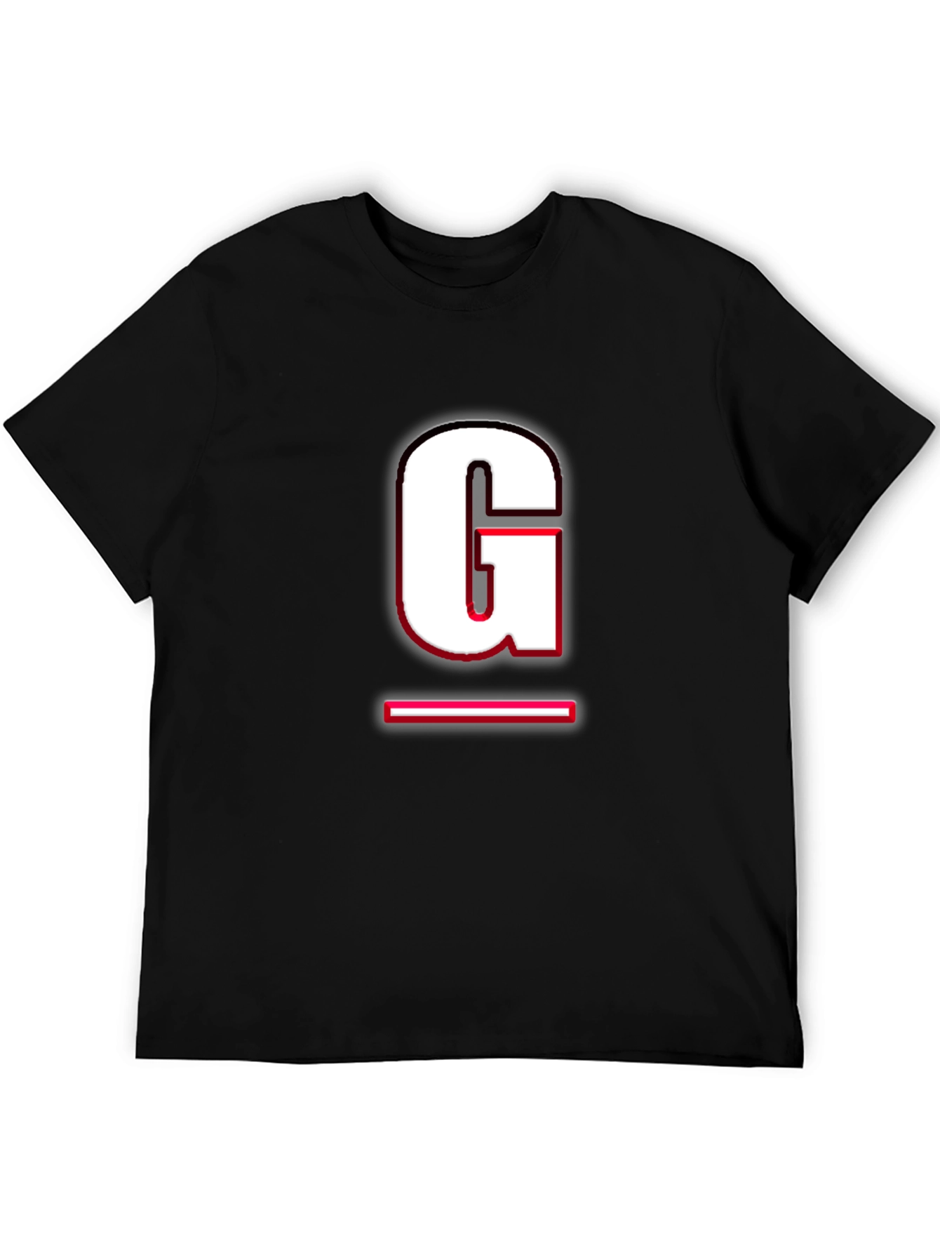 Bold Initial G Black T-Shirt