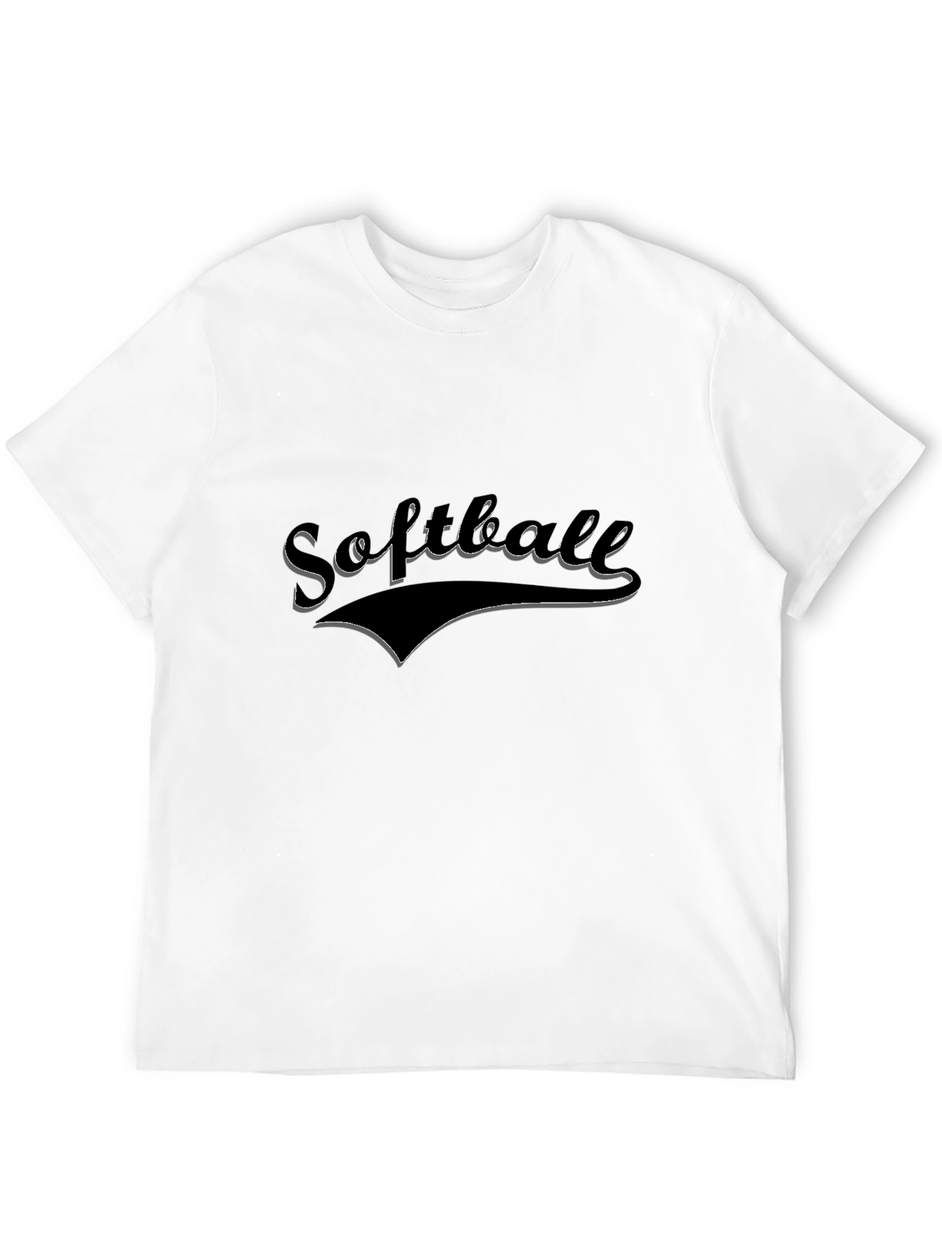 Softball Graphic Tee - Black T-Shirt