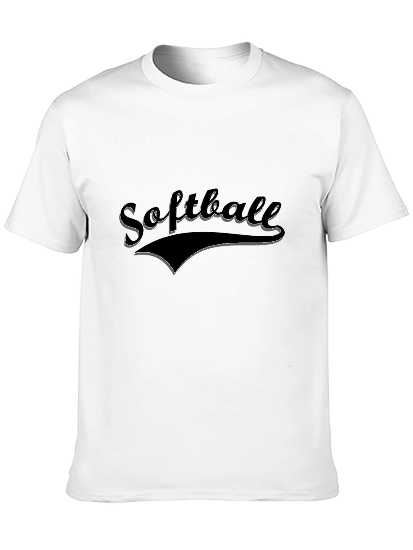 Softball Graphic Tee - Black T-Shirt