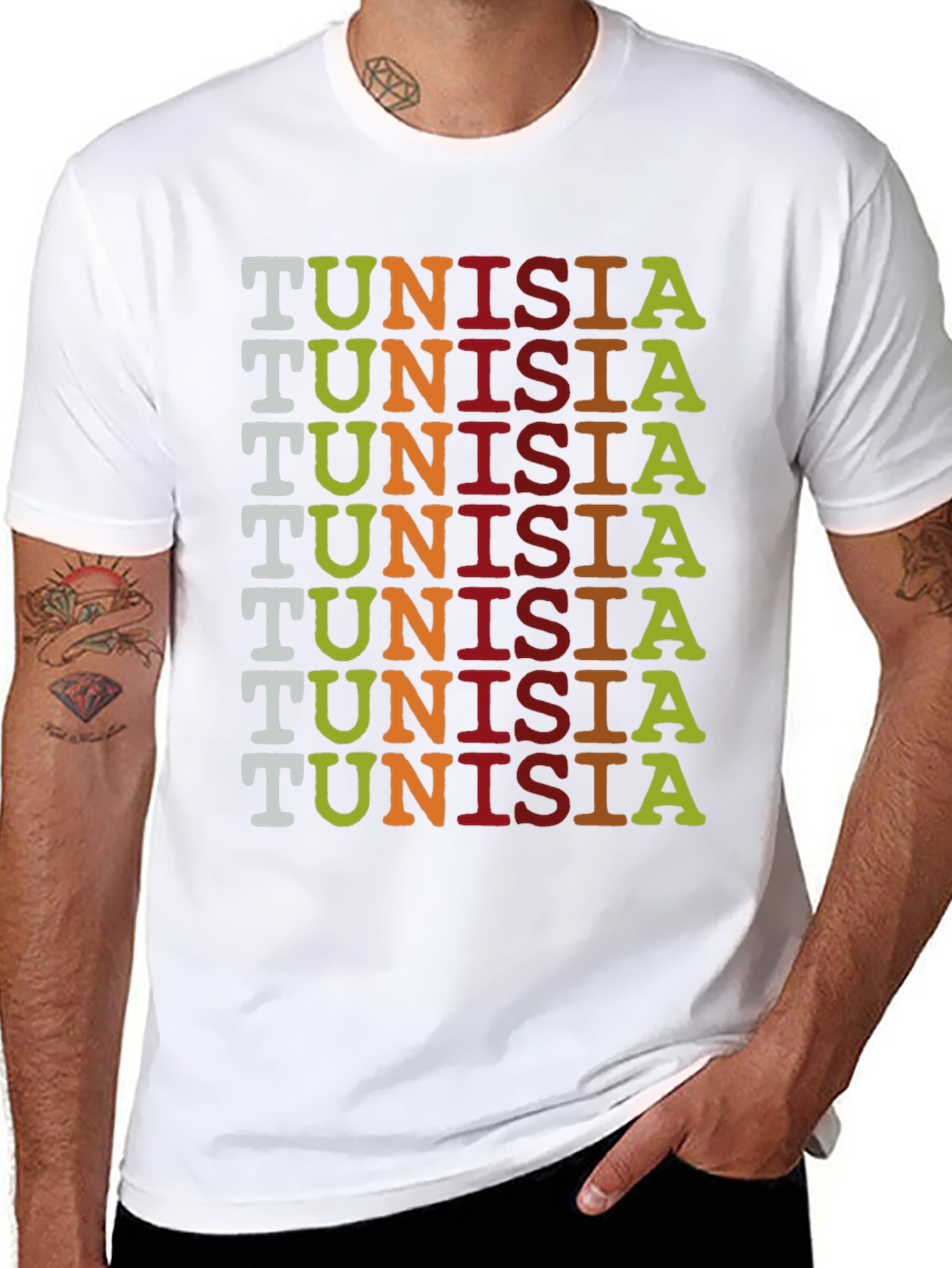 Tunisia Retro T-Shirt