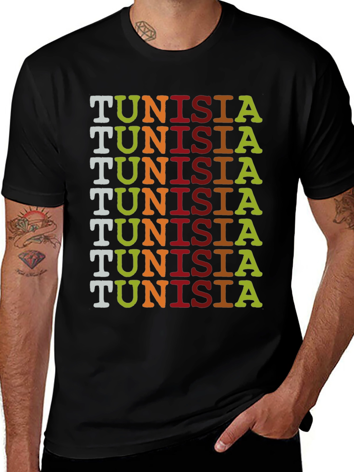 Tunisia Retro T-Shirt