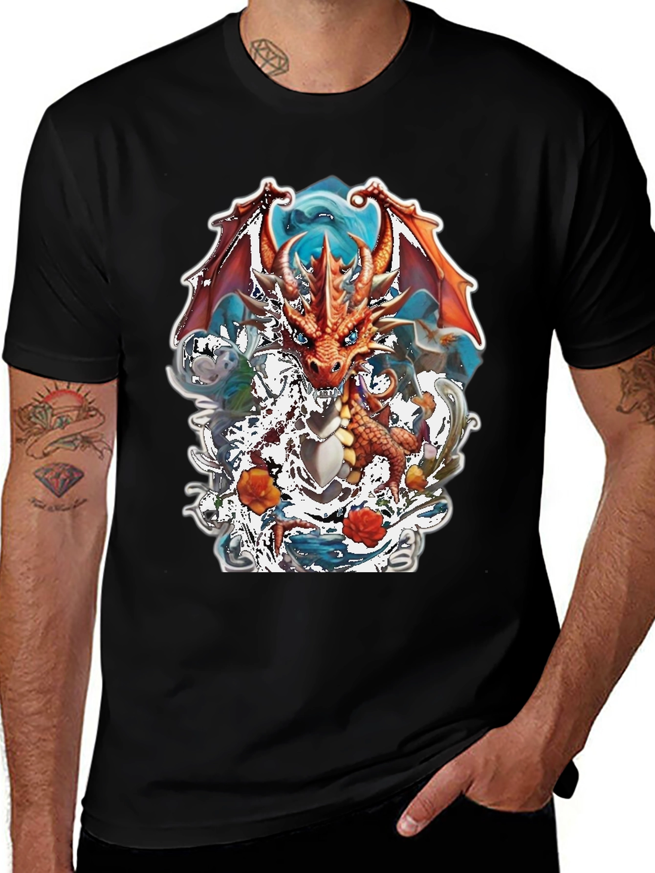 Dragon T-Shirt - Fantasy Graphic Tee