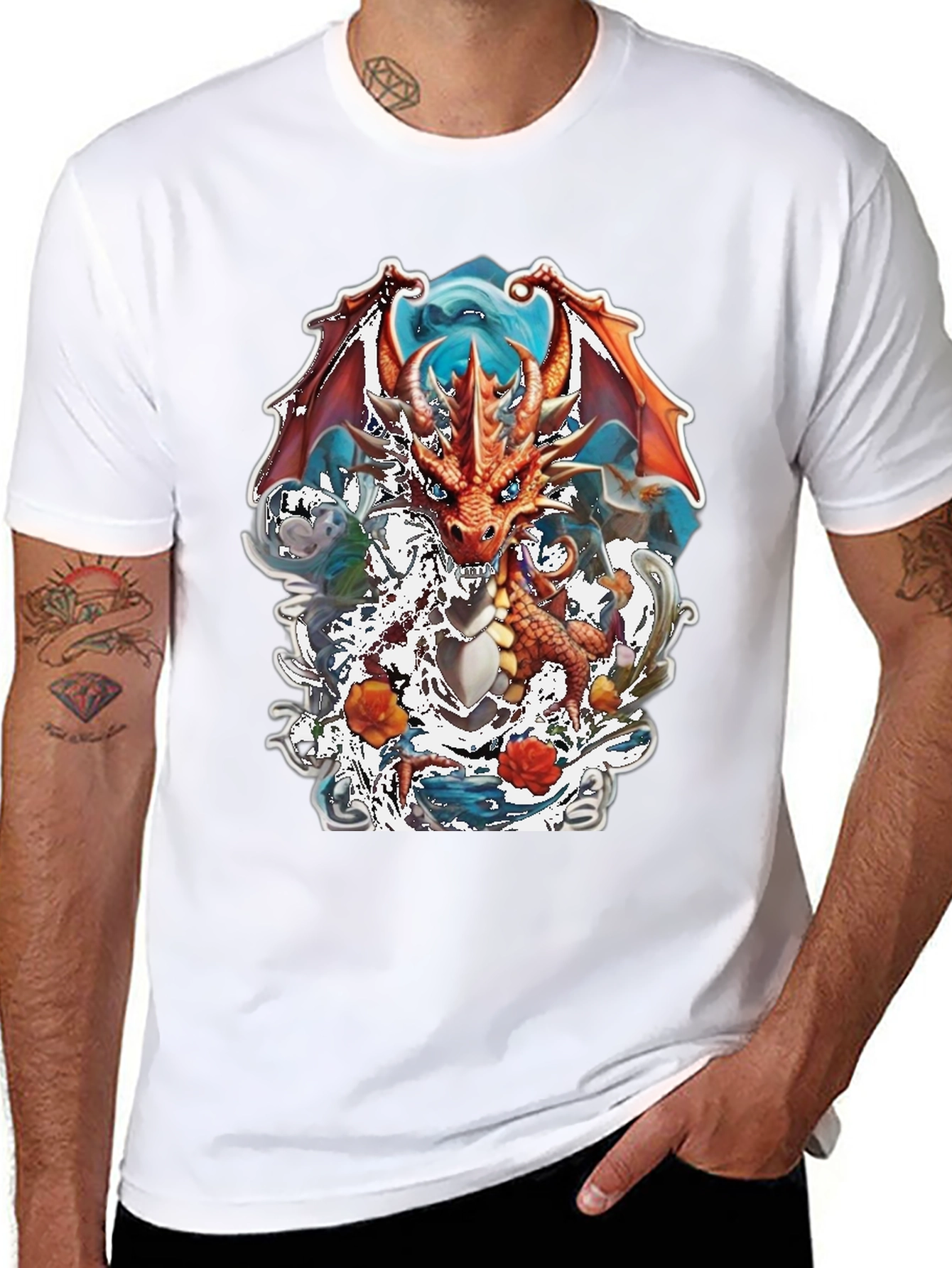 Dragon T-Shirt - Fantasy Graphic Tee