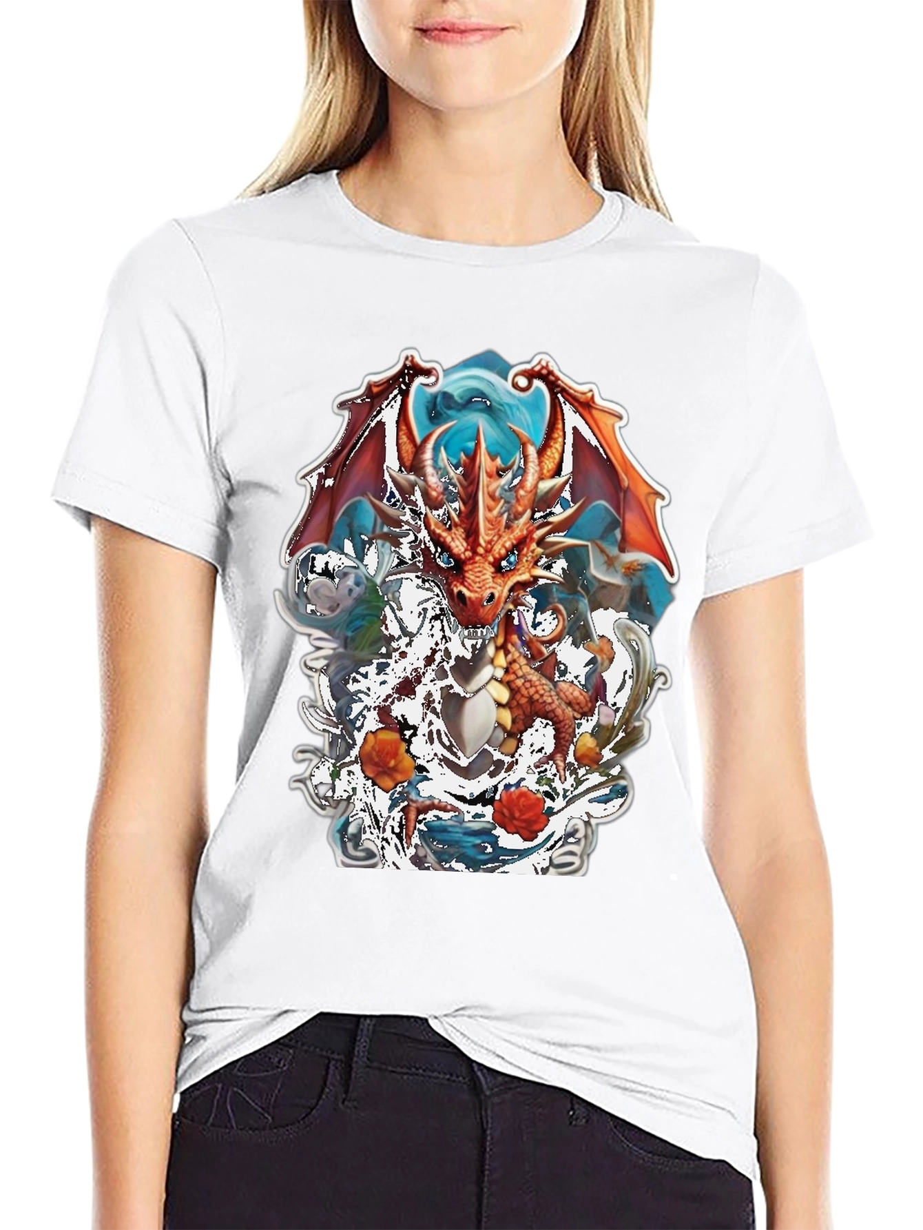 Dragon T-Shirt - Fantasy Graphic Tee