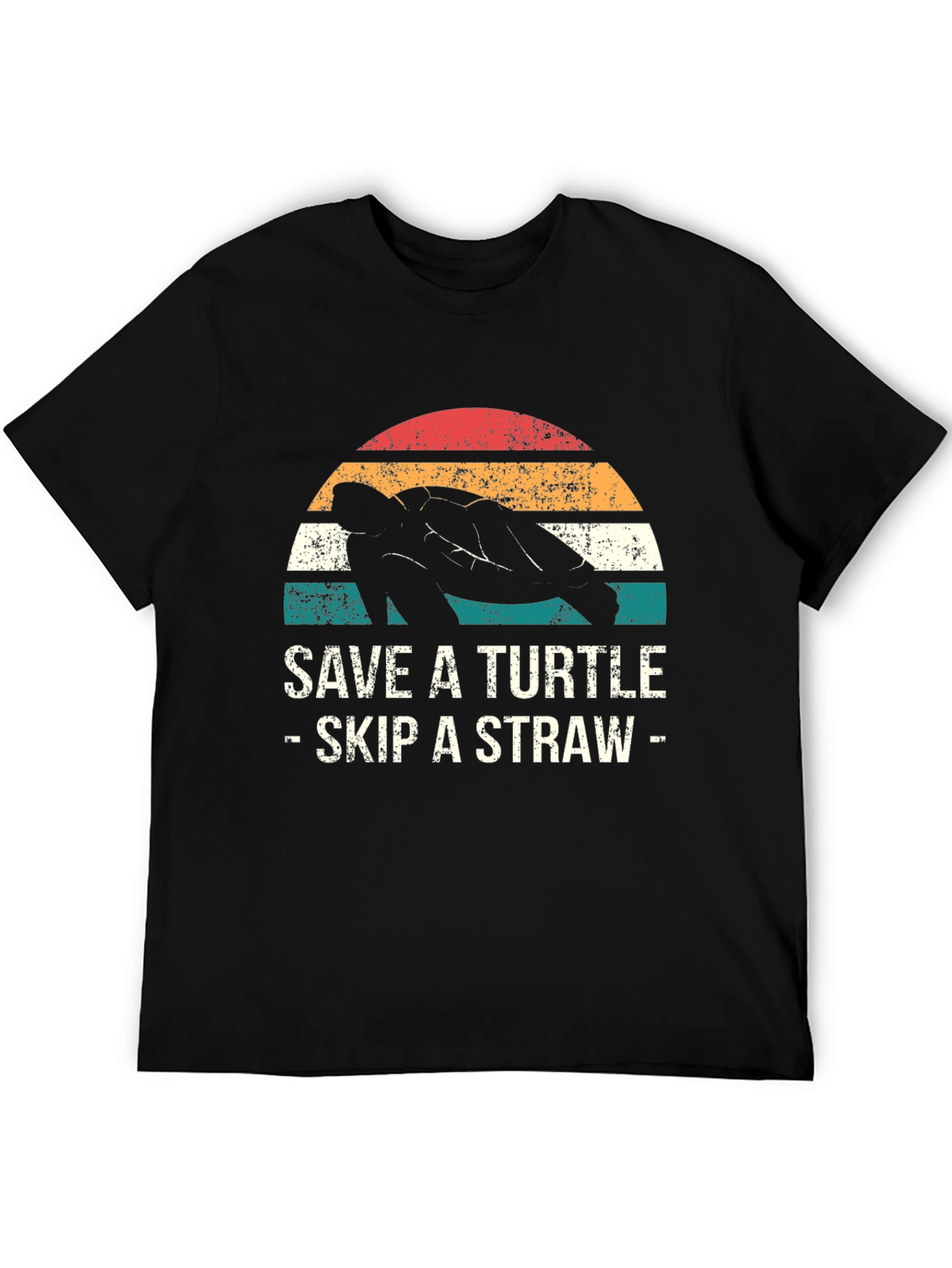 Save a Turtle Skip a Straw Graphic Tee