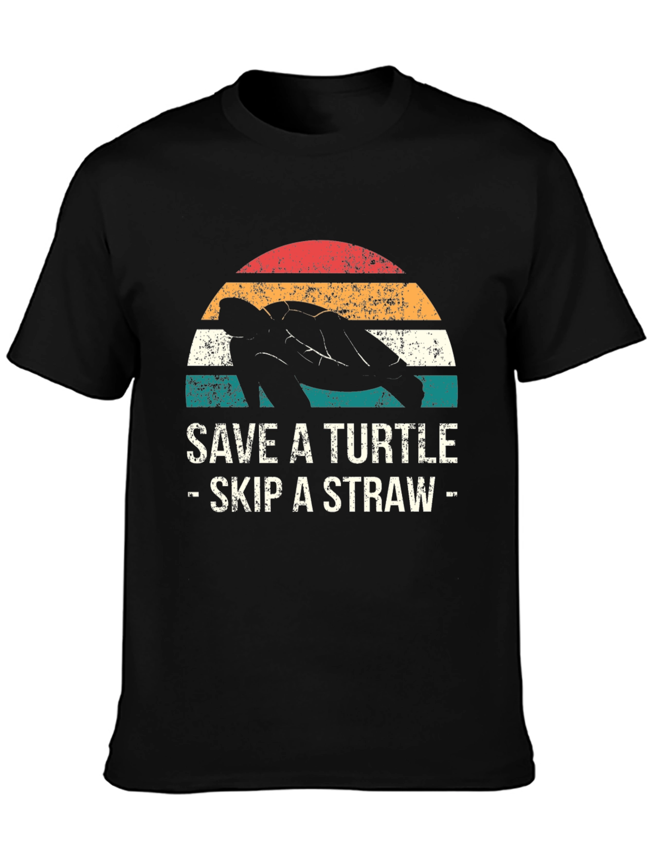 Save a Turtle Skip a Straw Graphic Tee