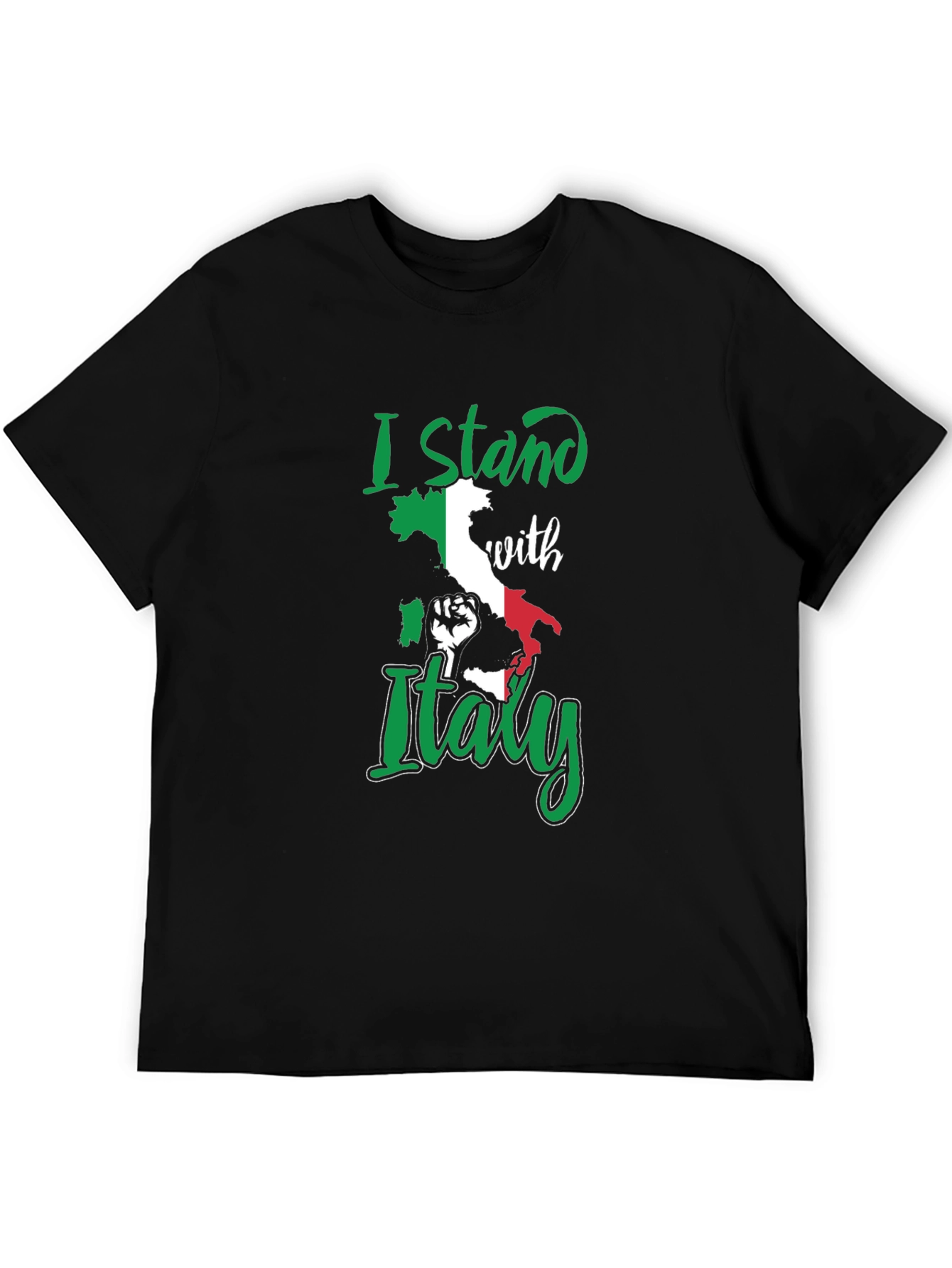 I Stand With Italy Graphic T-Shirt