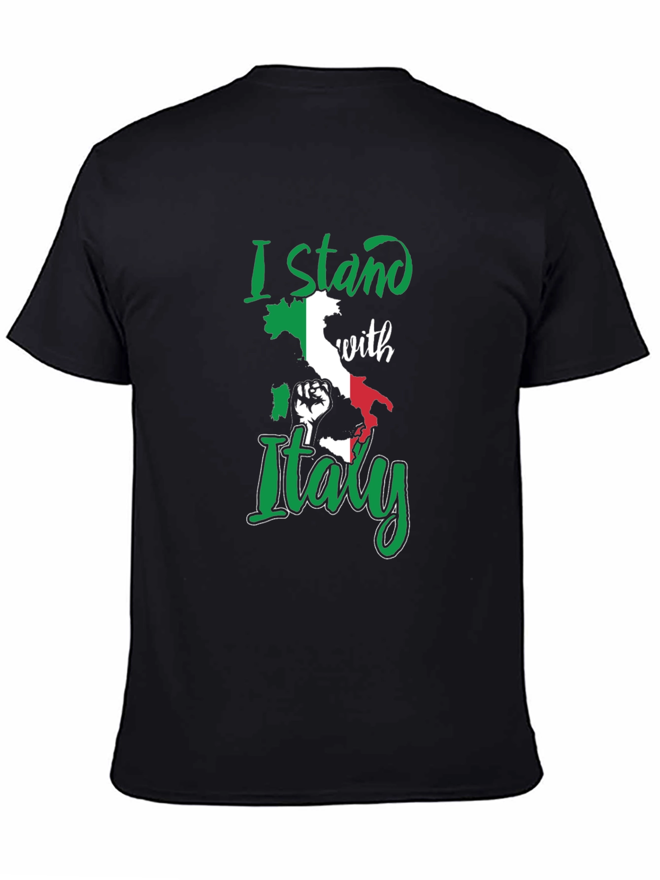 I Stand With Italy Graphic T-Shirt