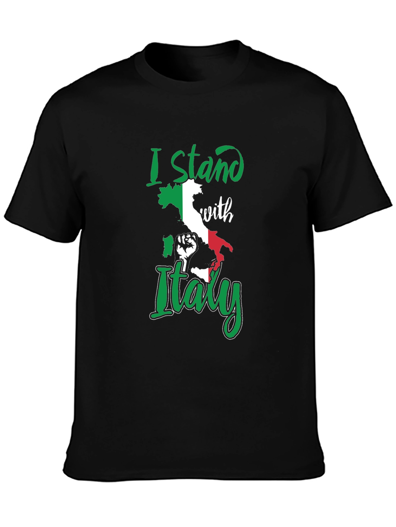 I Stand With Italy Graphic T-Shirt