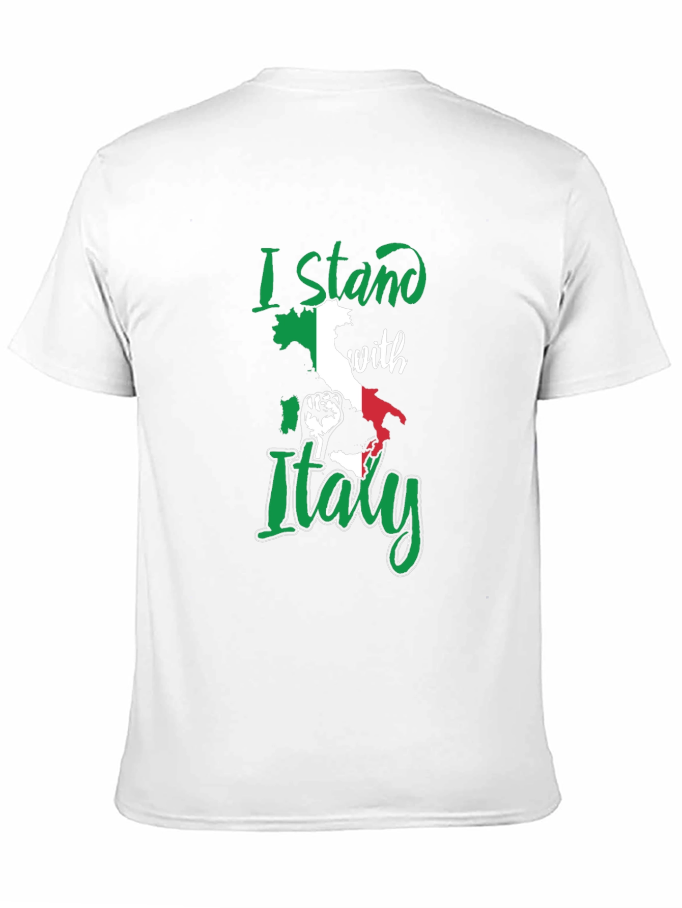 I Stand With Italy Graphic T-Shirt