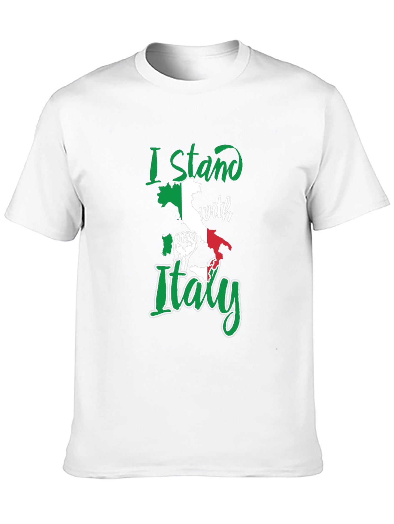 I Stand With Italy Graphic T-Shirt