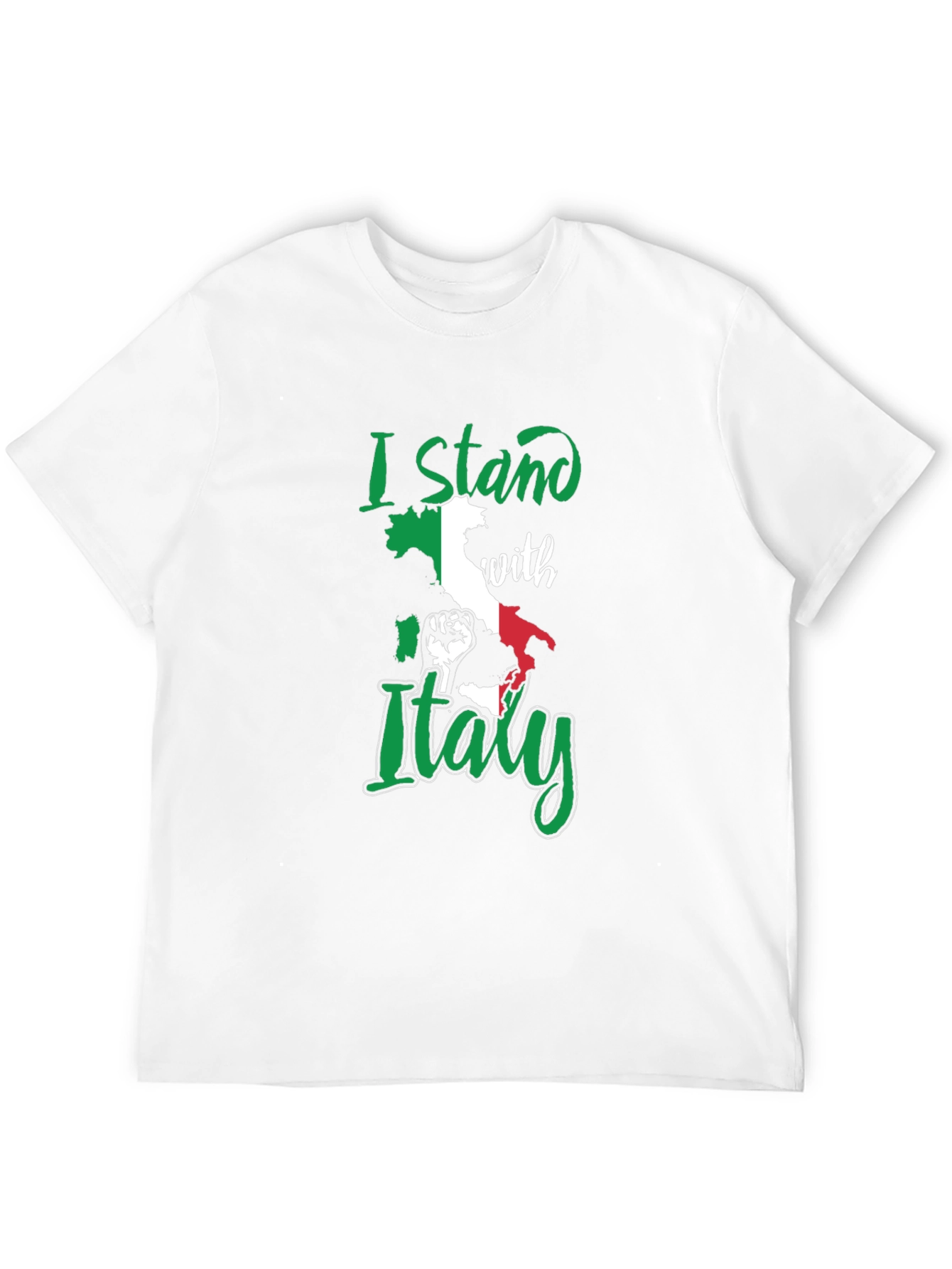 I Stand With Italy Graphic T-Shirt
