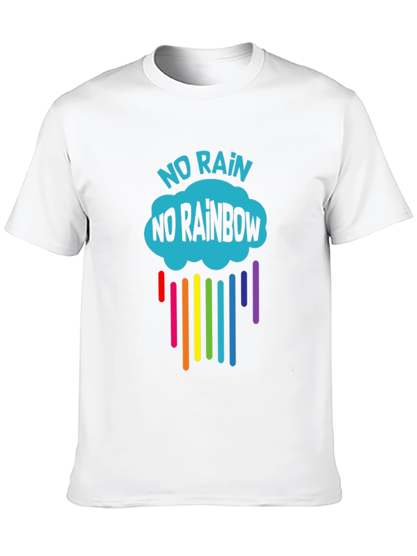 No Rain No Rainbow Graphic T-Shirt