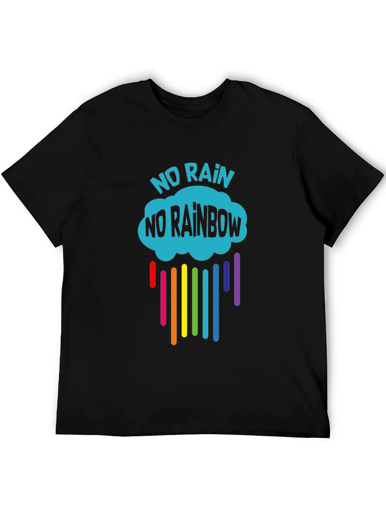 No Rain No Rainbow Graphic T-Shirt