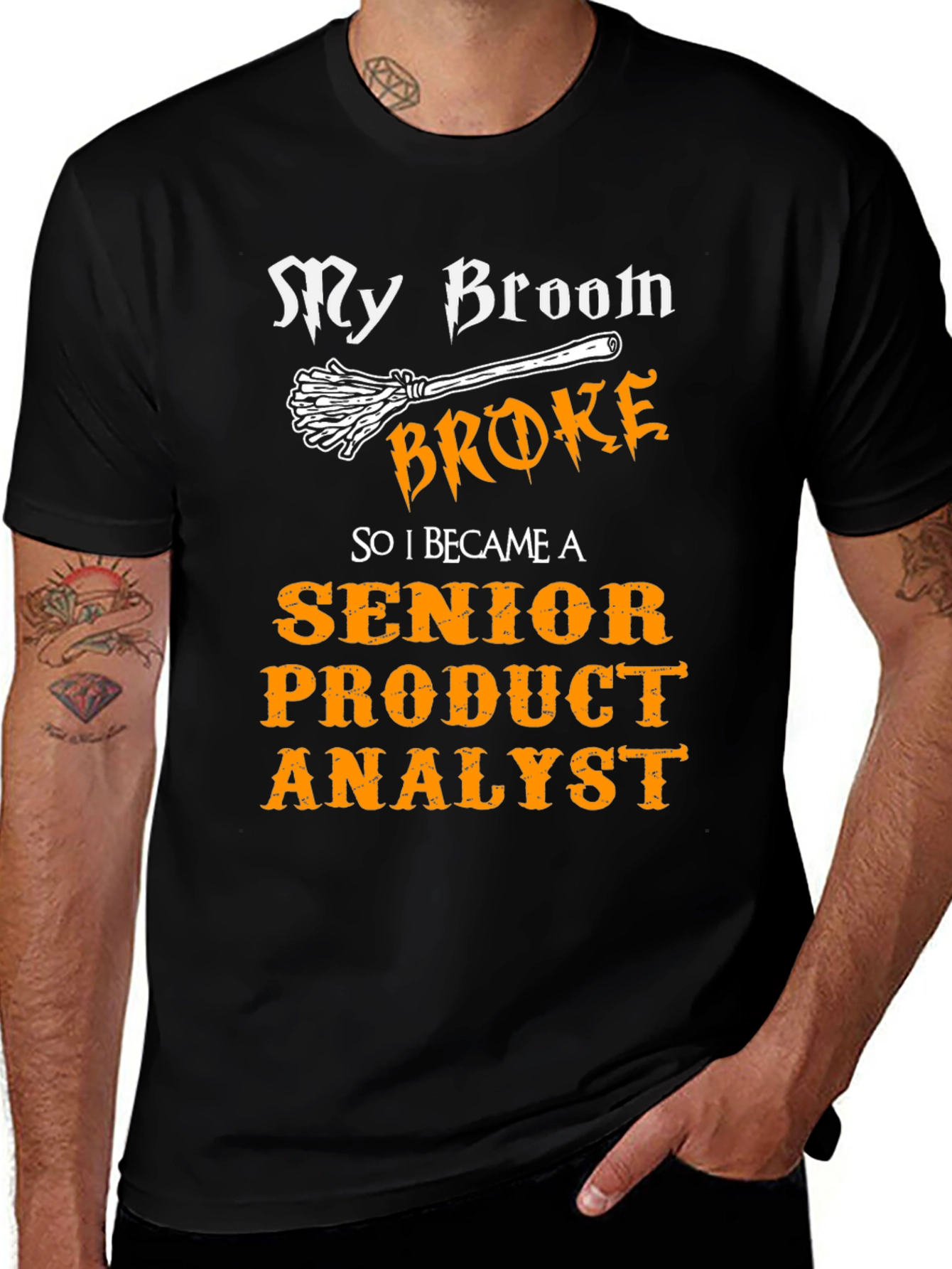 Senior Product Analyst Funny Halloween T-Shirt