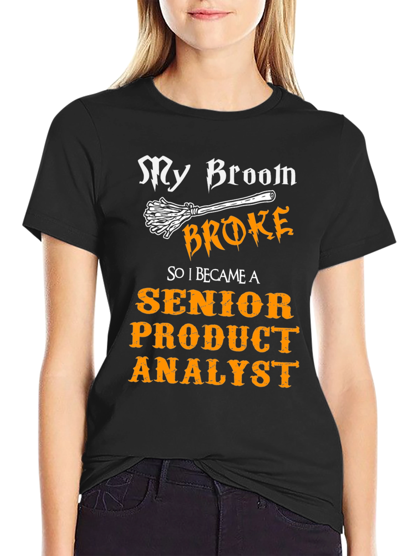 Senior Product Analyst Funny Halloween T-Shirt