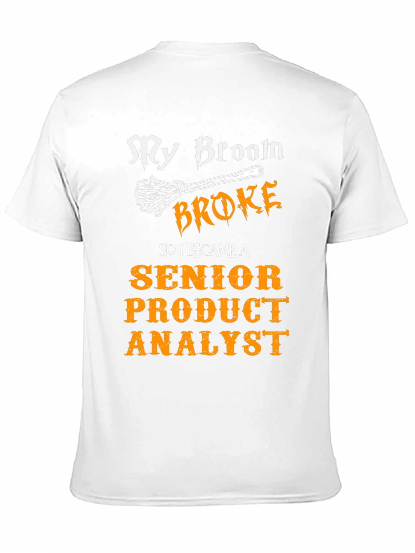 Senior Product Analyst Funny Halloween T-Shirt