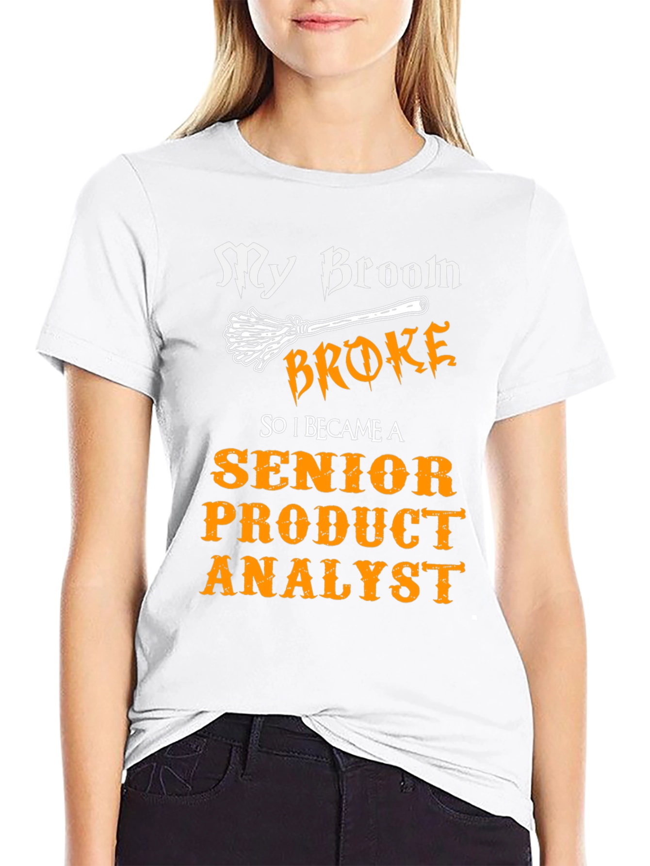 Senior Product Analyst Funny Halloween T-Shirt