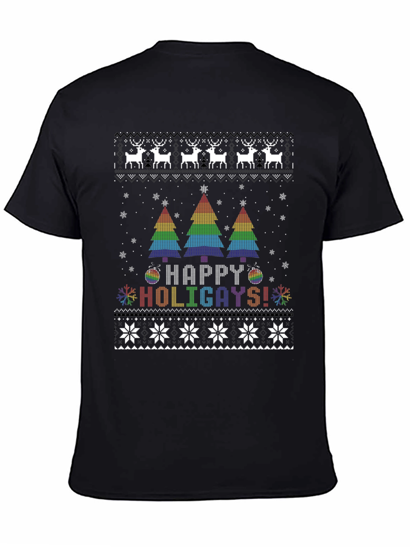 Happy Holigays Ugly Christmas Sweater T-Shirt