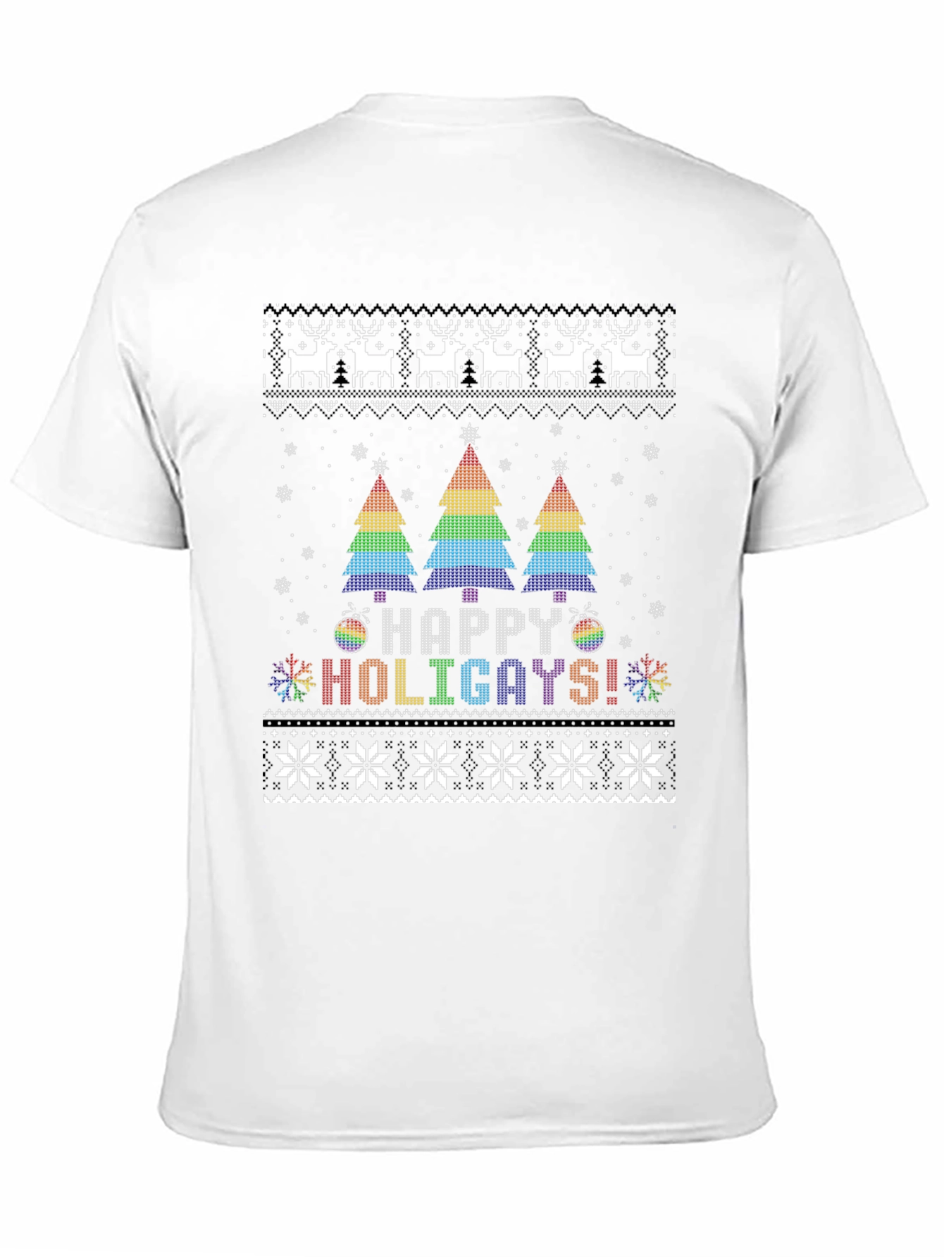 Happy Holigays Ugly Christmas Sweater T-Shirt
