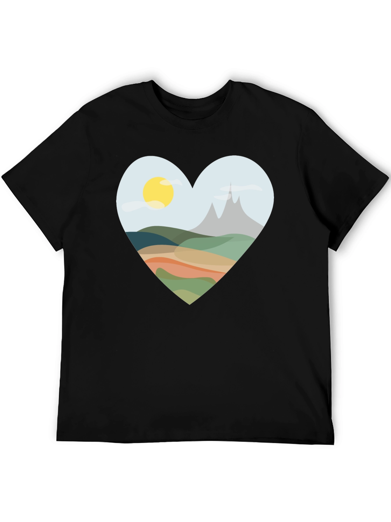 Heart Landscape Graphic Tee