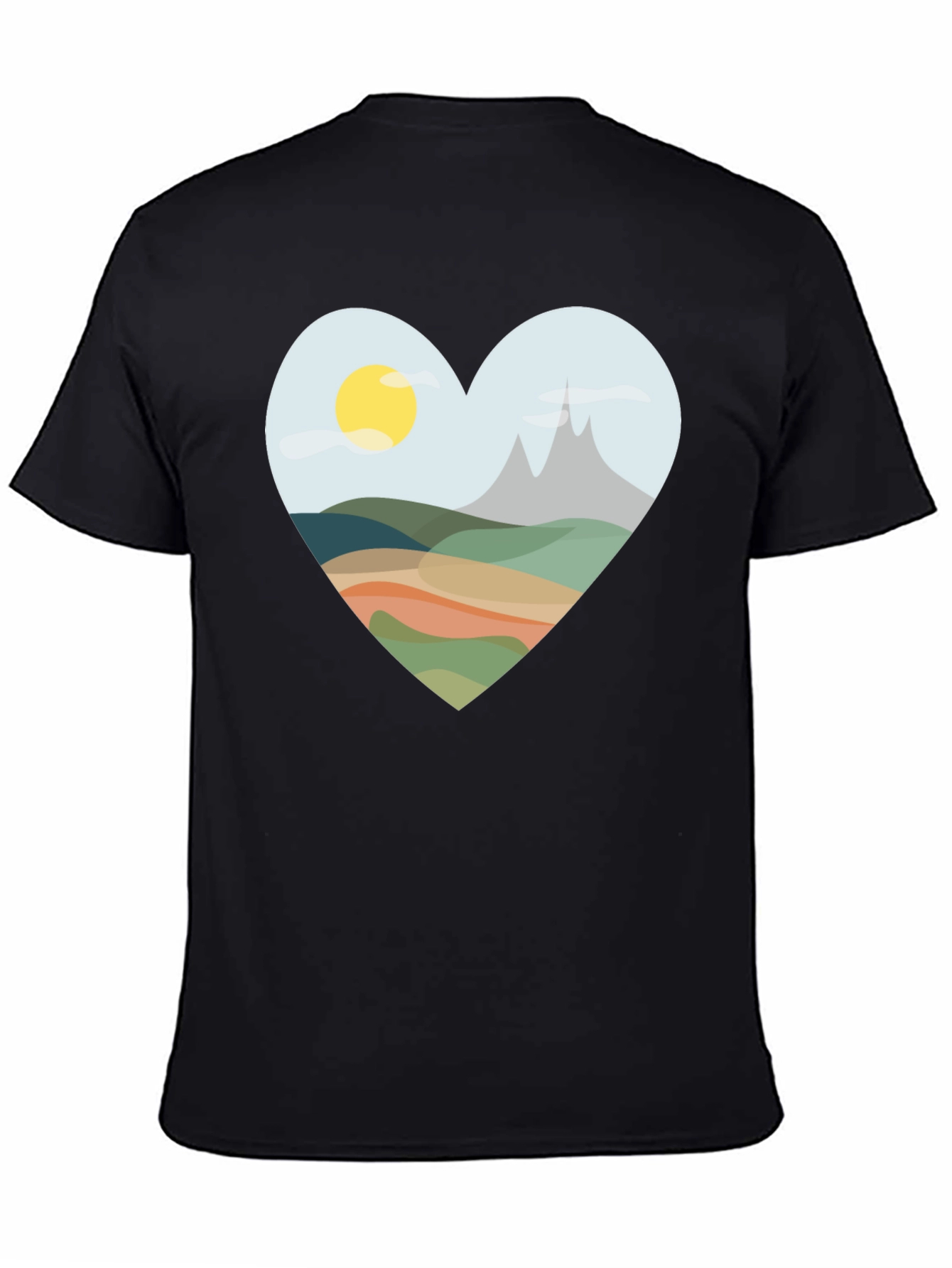 Heart Landscape Graphic Tee