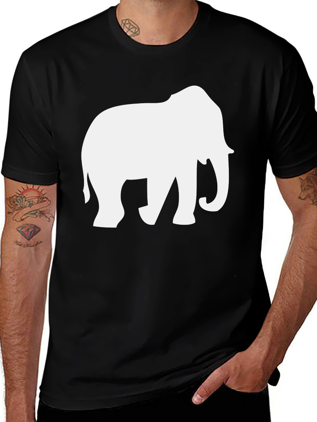 Elephant Graphic Tee - Bold Statement Shirt