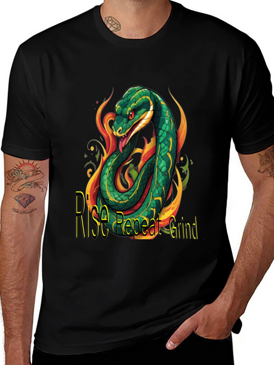 Rise Repeat Grind Snake Graphic T-Shirt