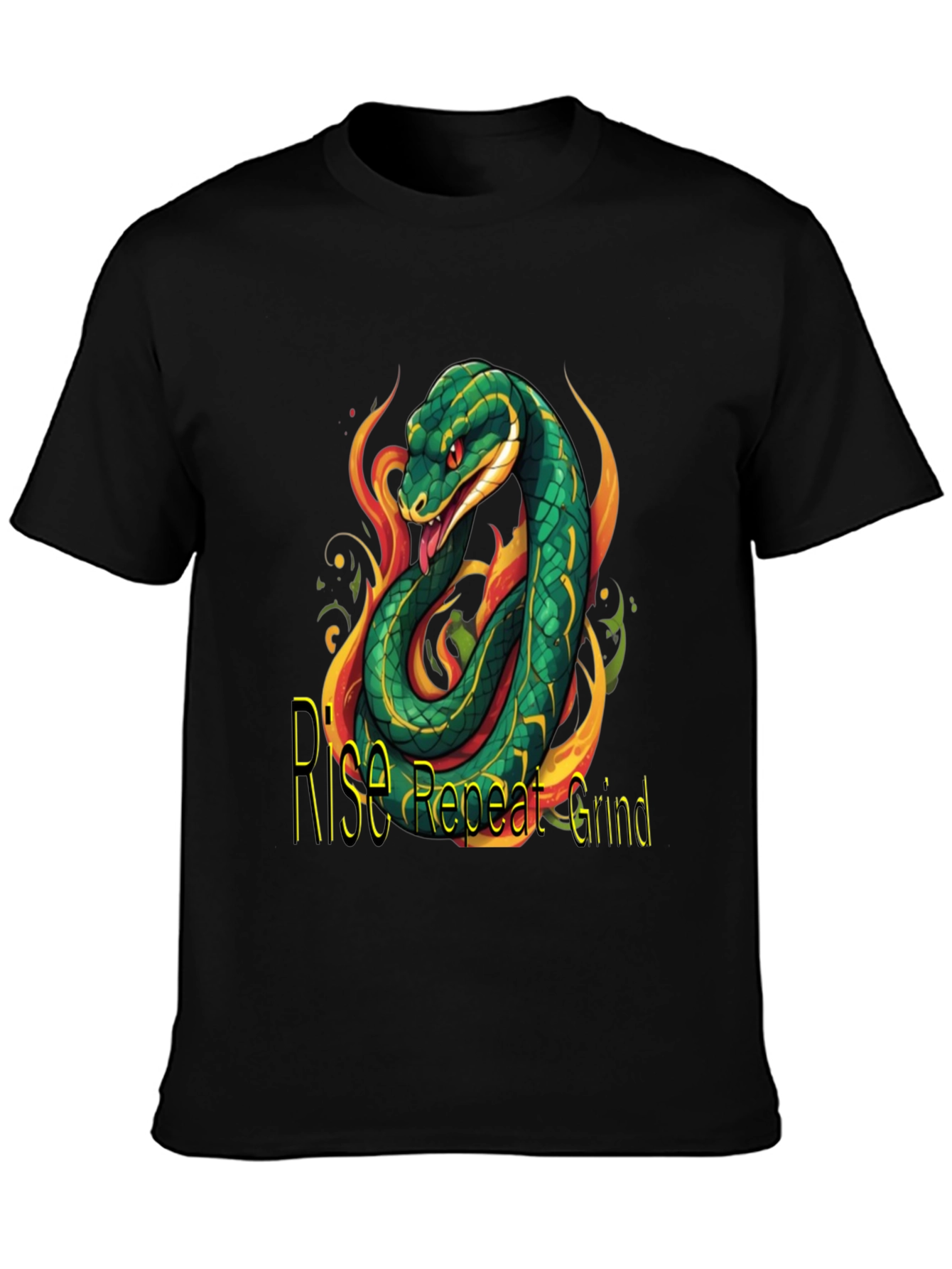 Rise Repeat Grind Snake Graphic T-Shirt