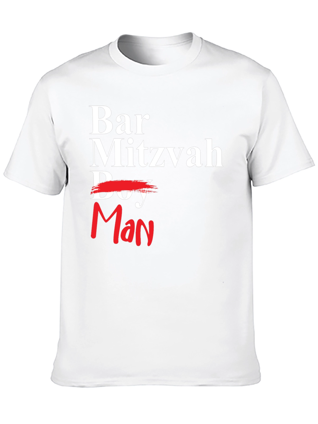 Bar Mitzvah Man T-Shirt - Celebrate Growing Up!