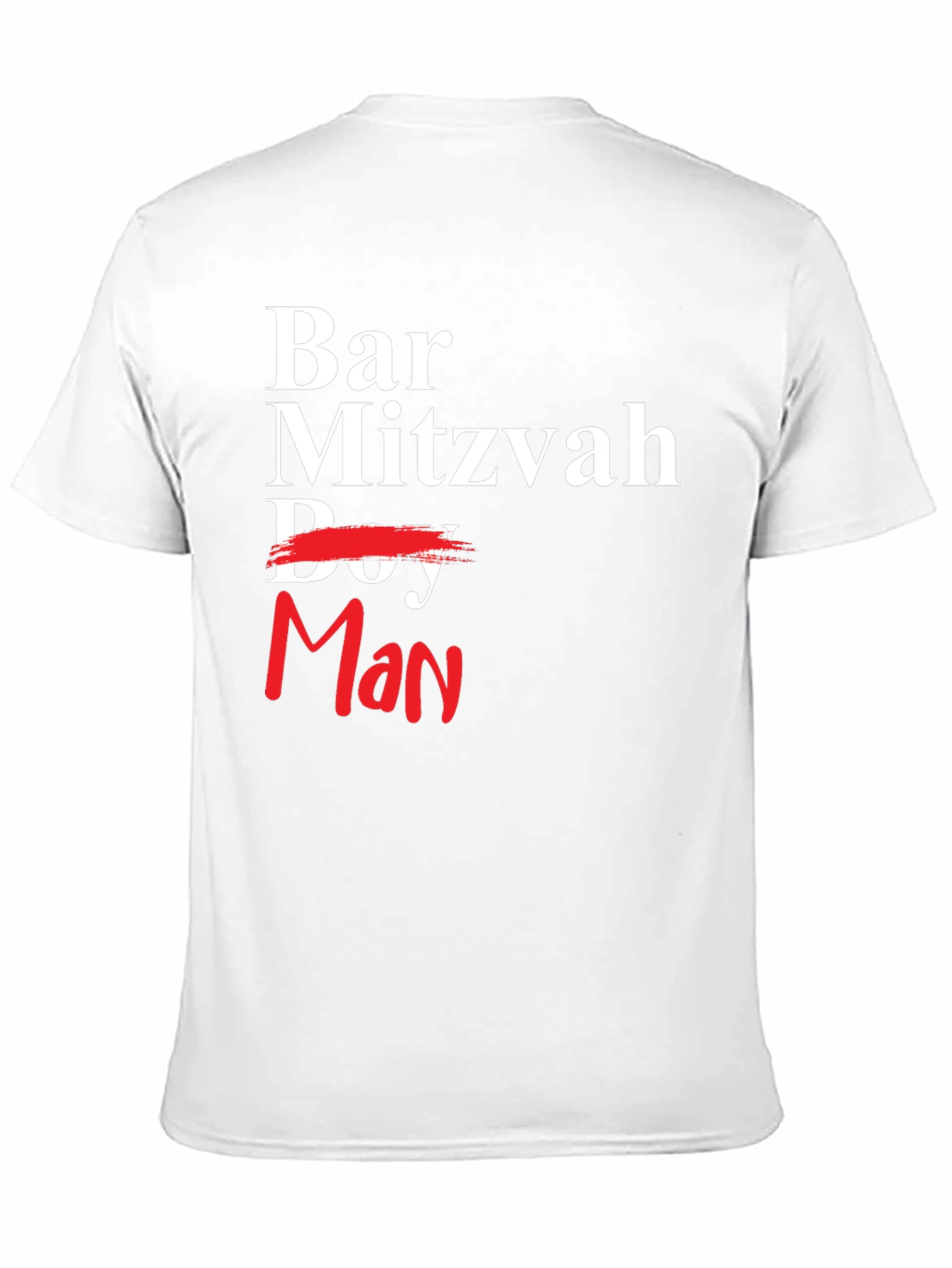 Bar Mitzvah Man T-Shirt - Celebrate Growing Up!