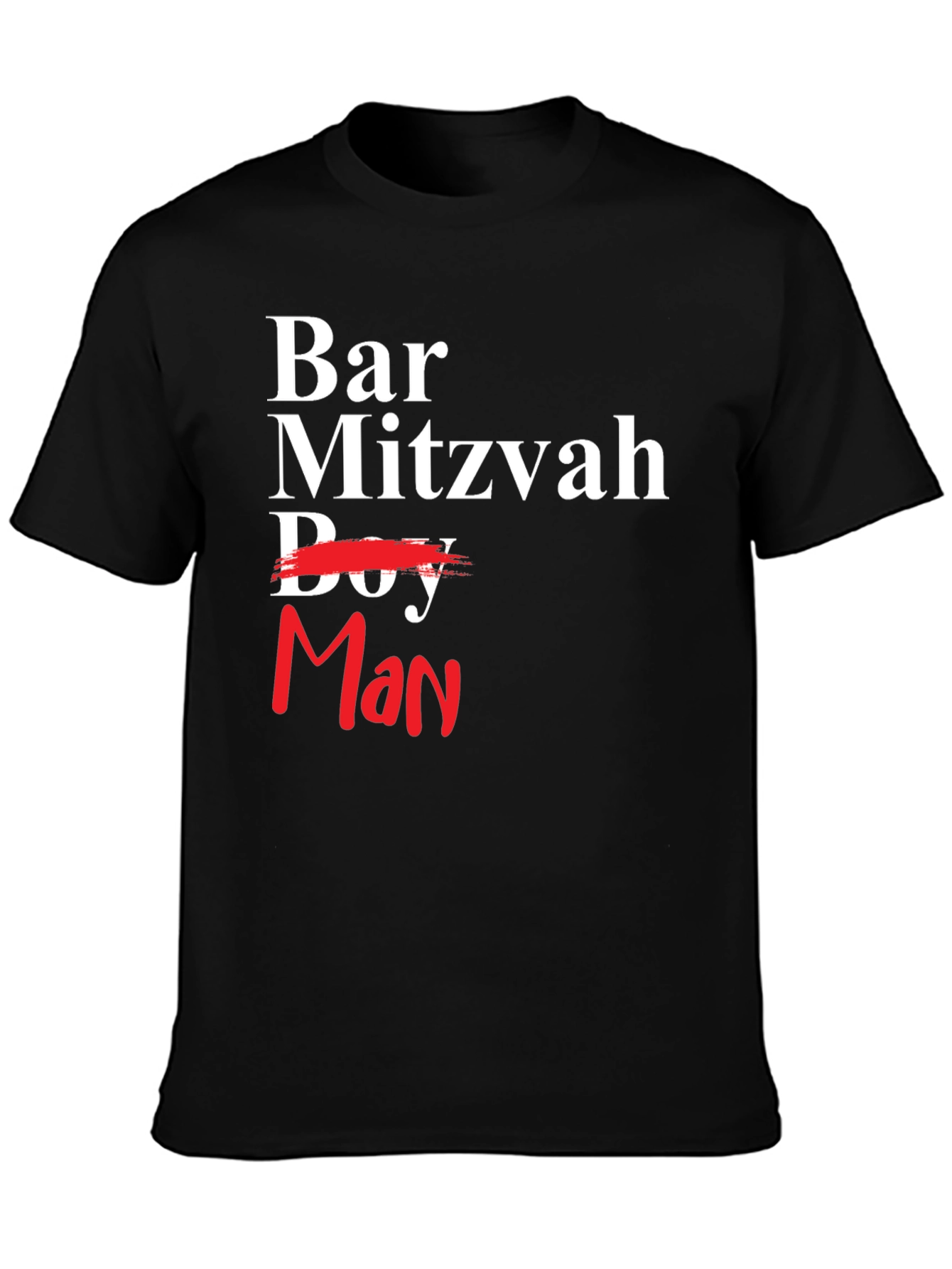Bar Mitzvah Man T-Shirt - Celebrate Growing Up!