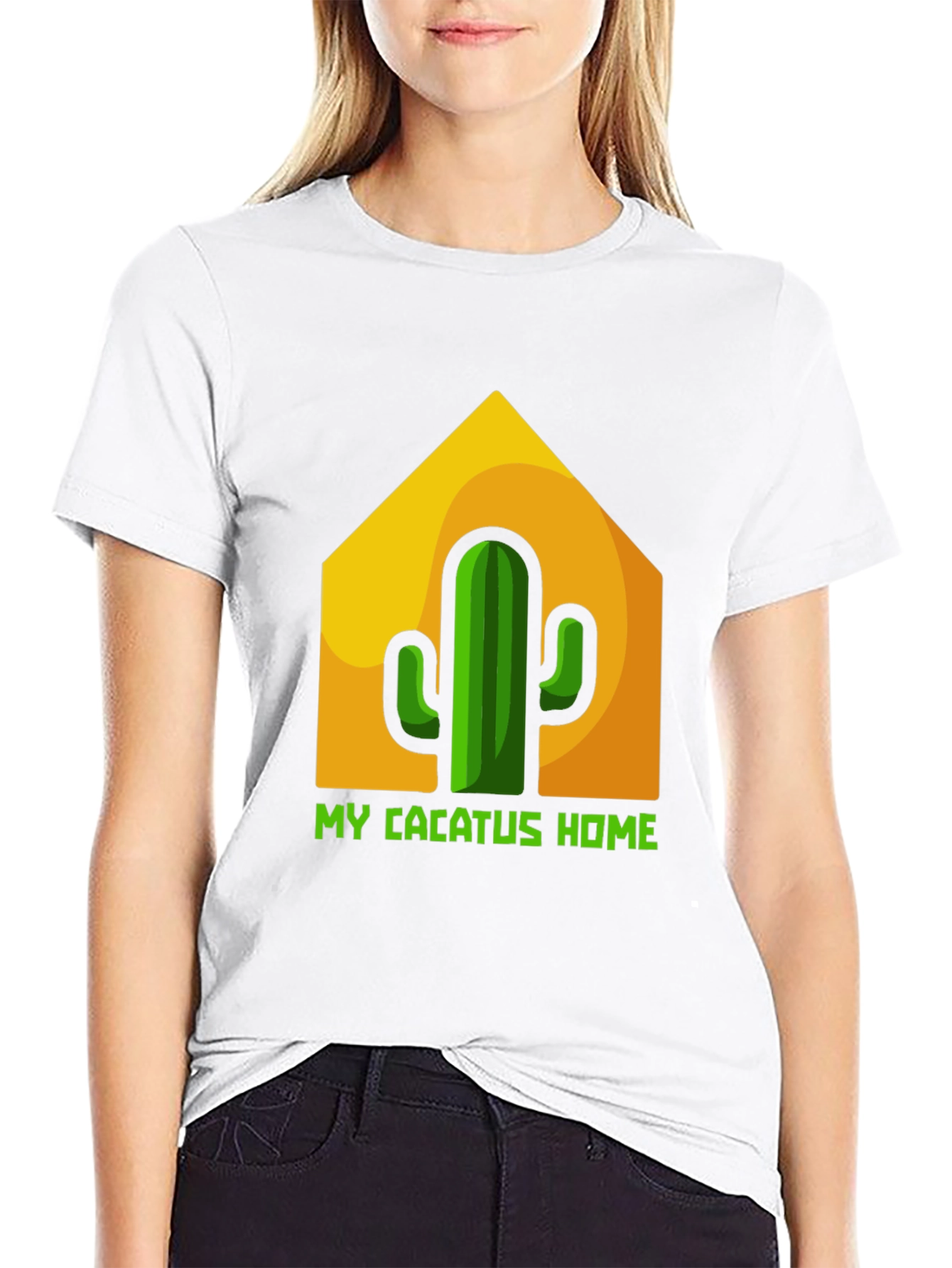 Cactus Home T-Shirt - Funny Plant Lover Tee
