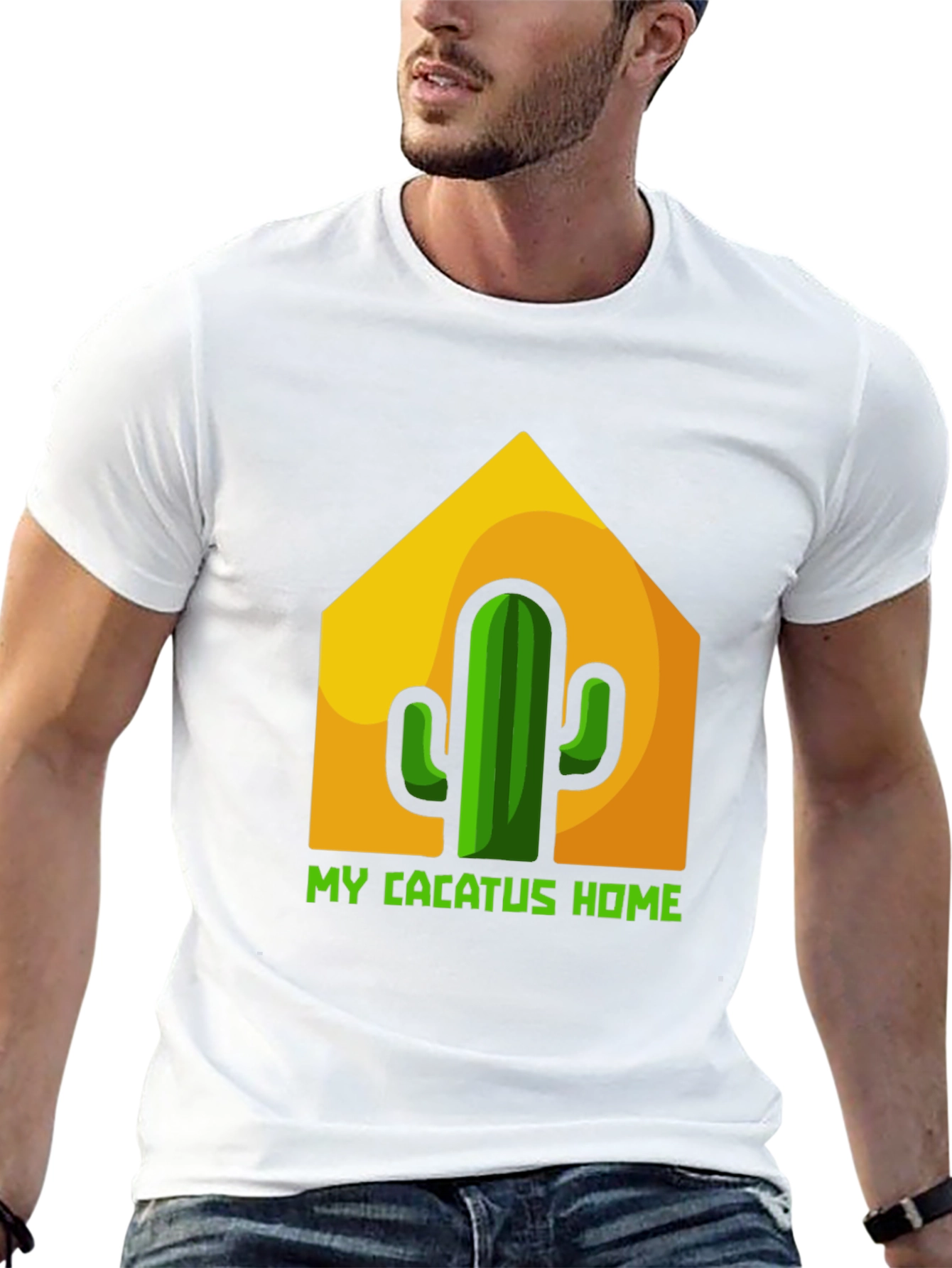 Cactus Home T-Shirt - Funny Plant Lover Tee