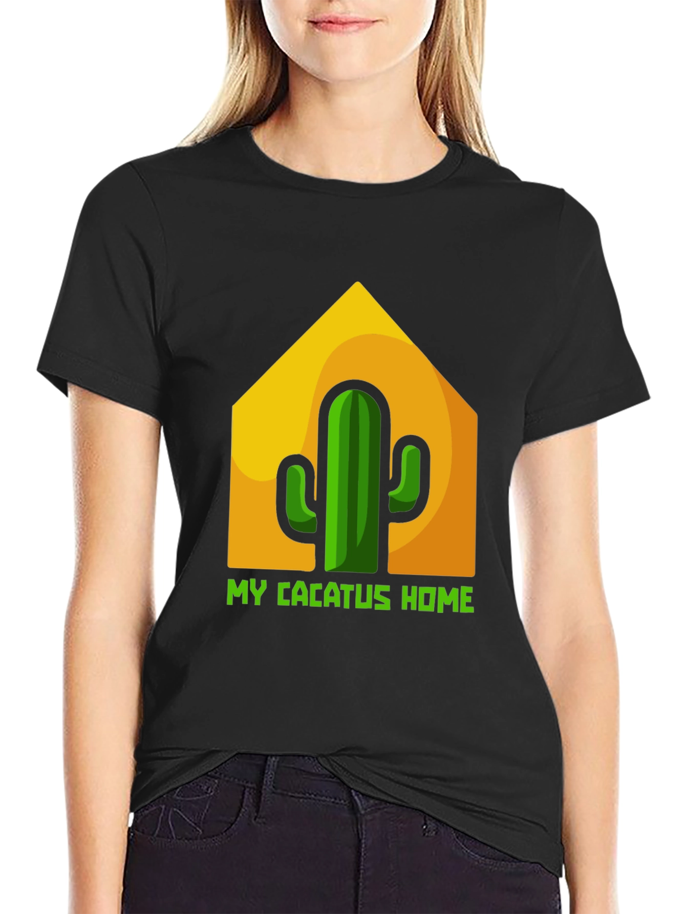 Cactus Home T-Shirt - Funny Plant Lover Tee