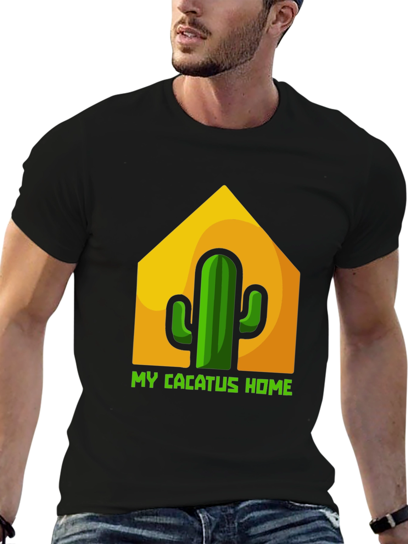 Cactus Home T-Shirt - Funny Plant Lover Tee