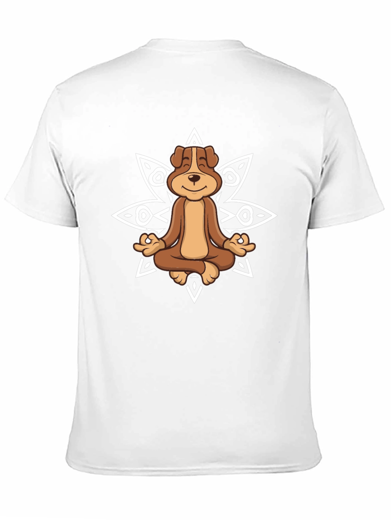 Meditating Dog Graphic Tee - Relaxed Fit