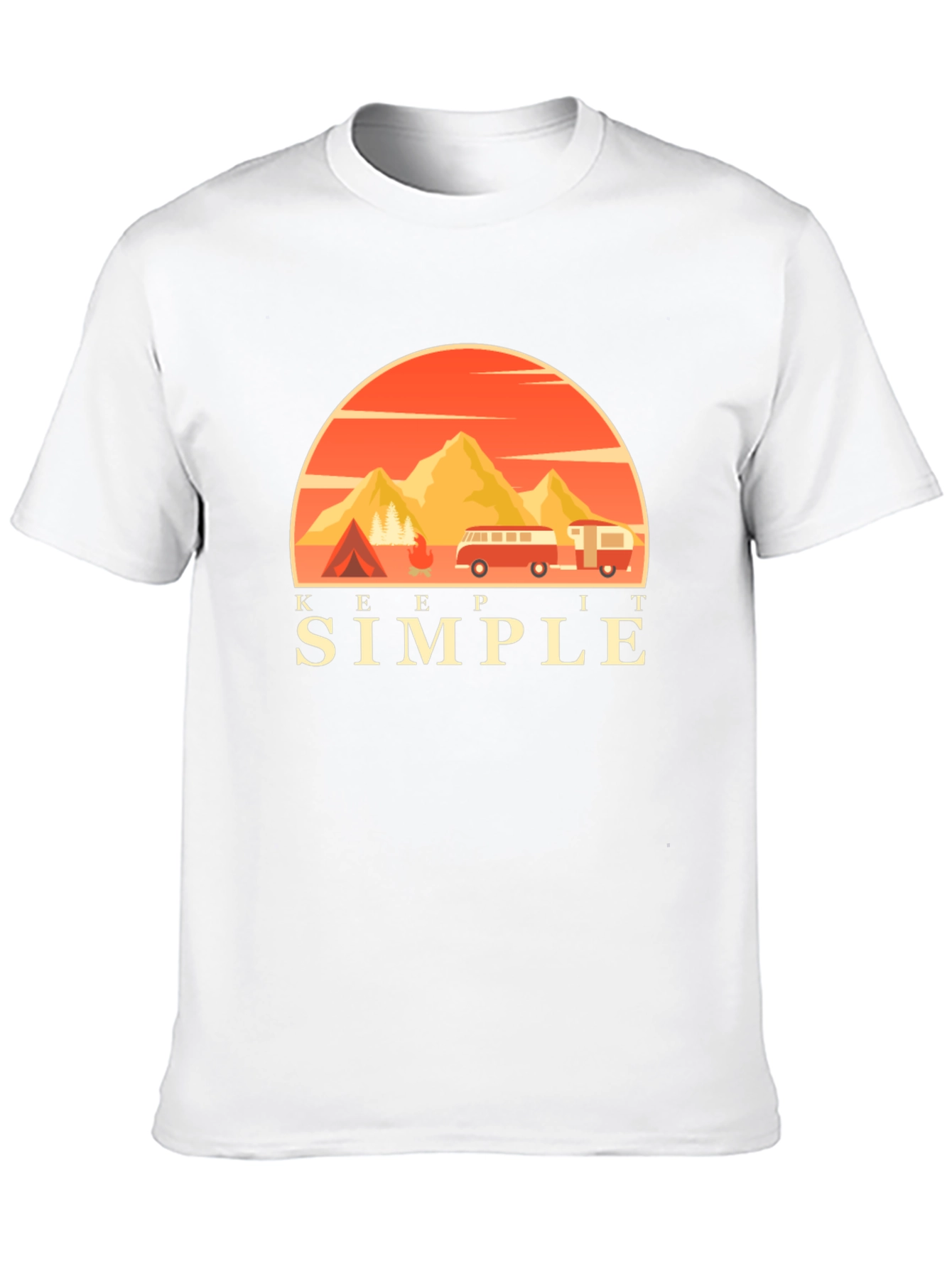 Keep It Simple Camping Adventure T-Shirt