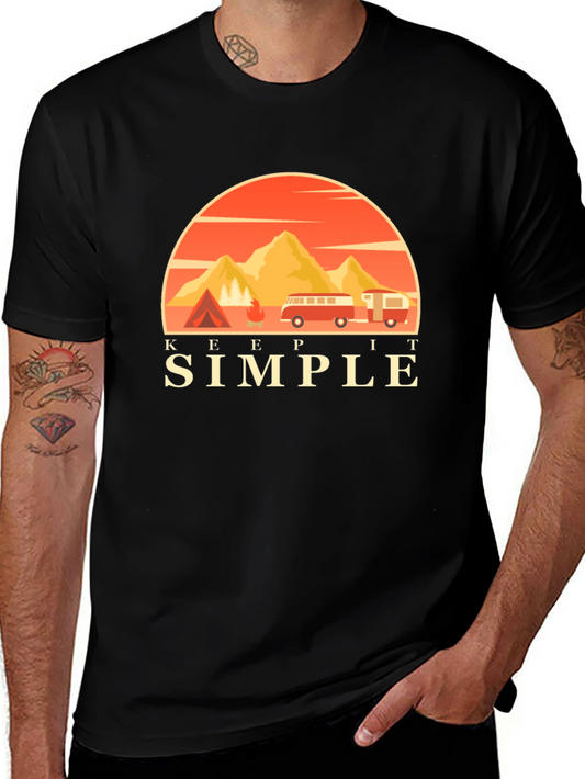Keep It Simple Camping Adventure T-Shirt
