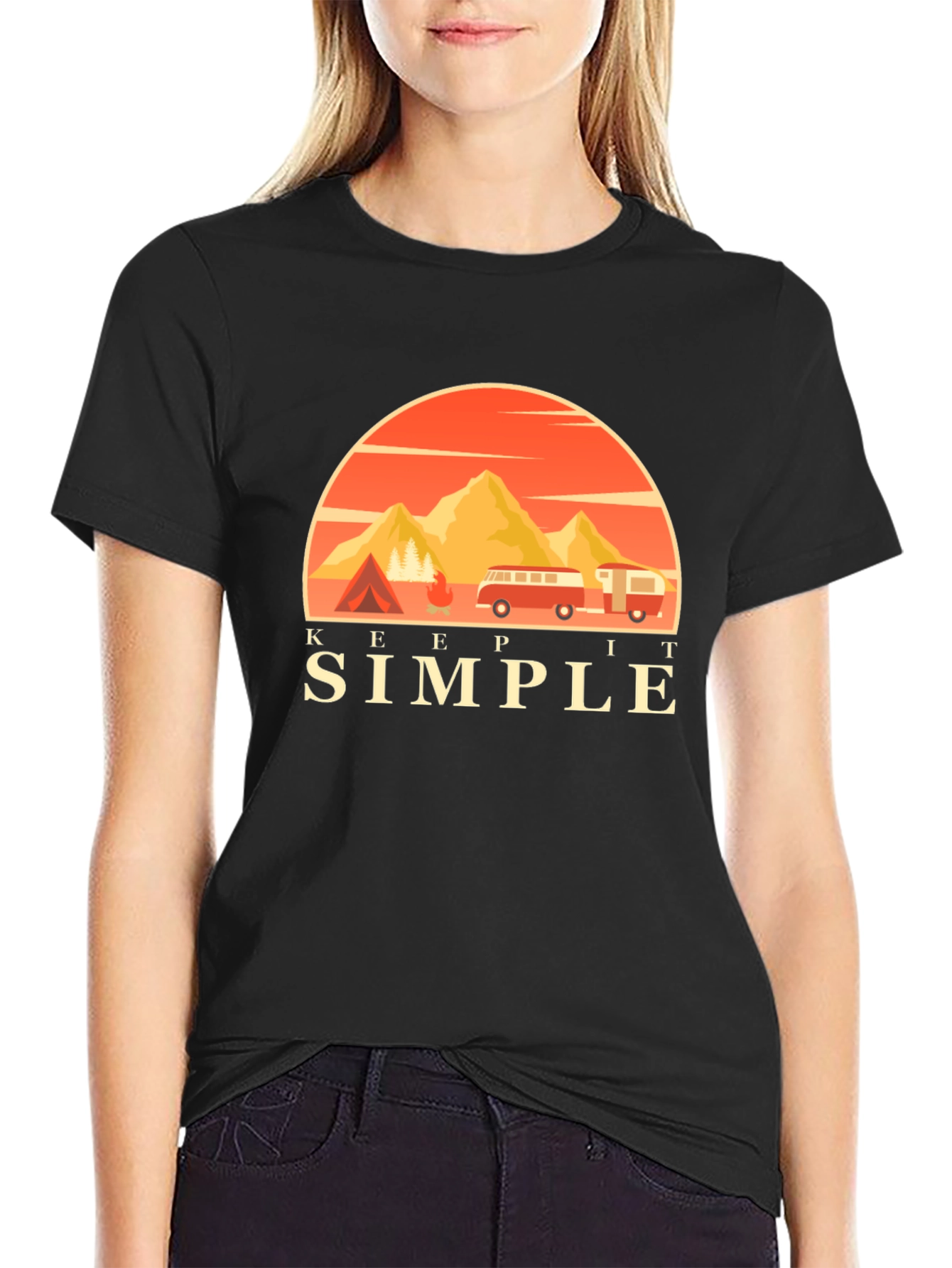 Keep It Simple Camping Adventure T-Shirt