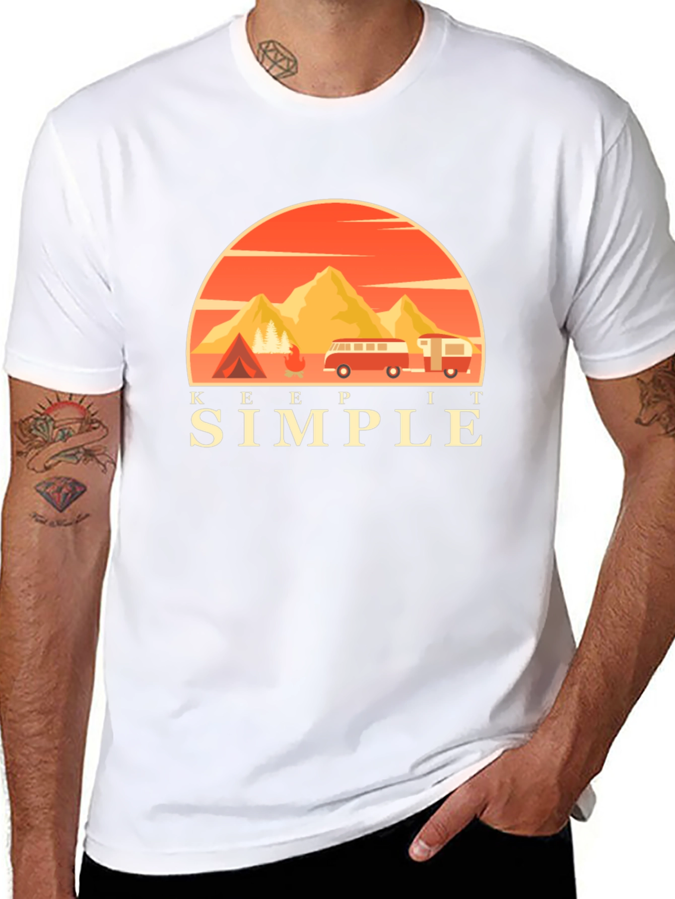 Keep It Simple Camping Adventure T-Shirt