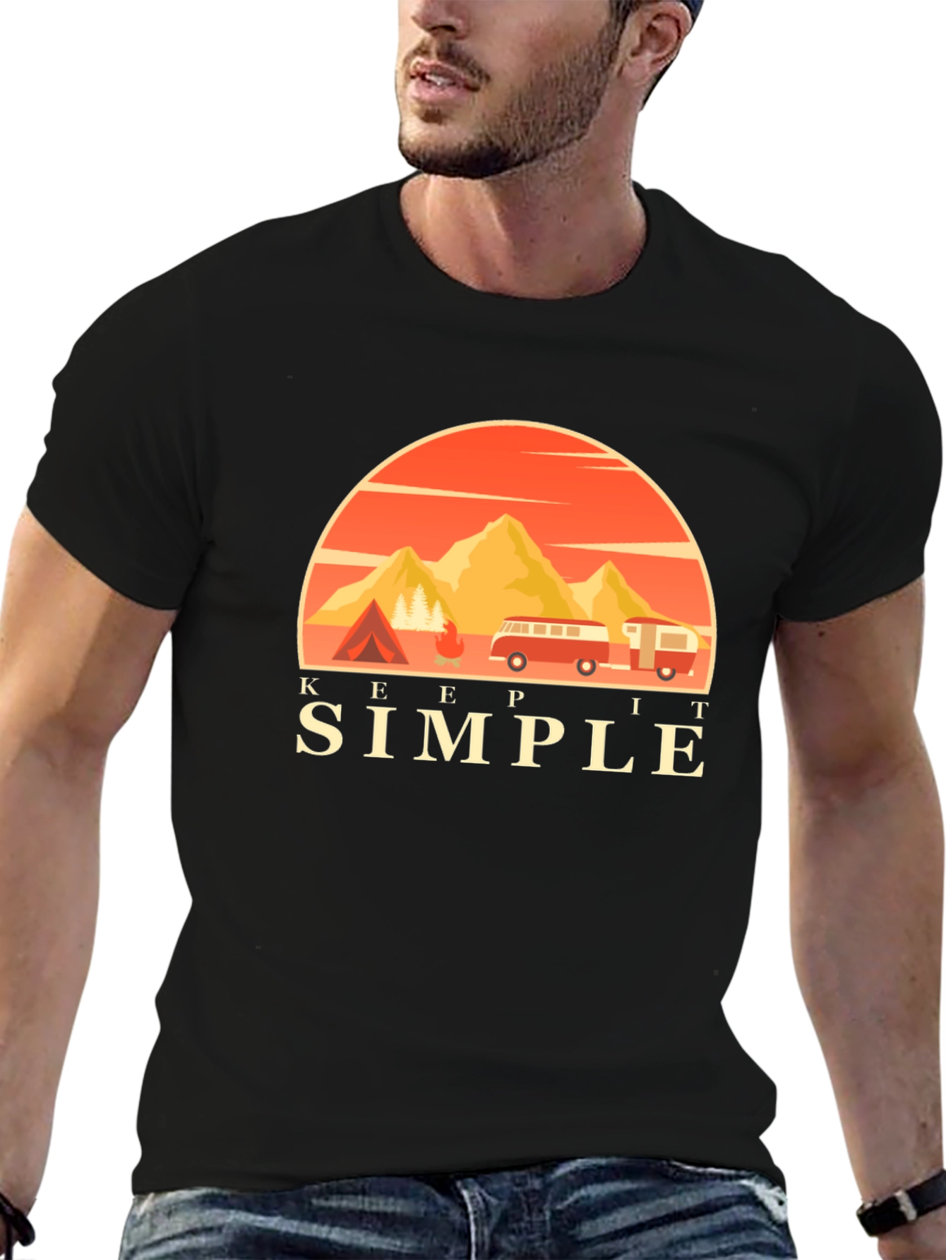 Keep It Simple Camping Adventure T-Shirt
