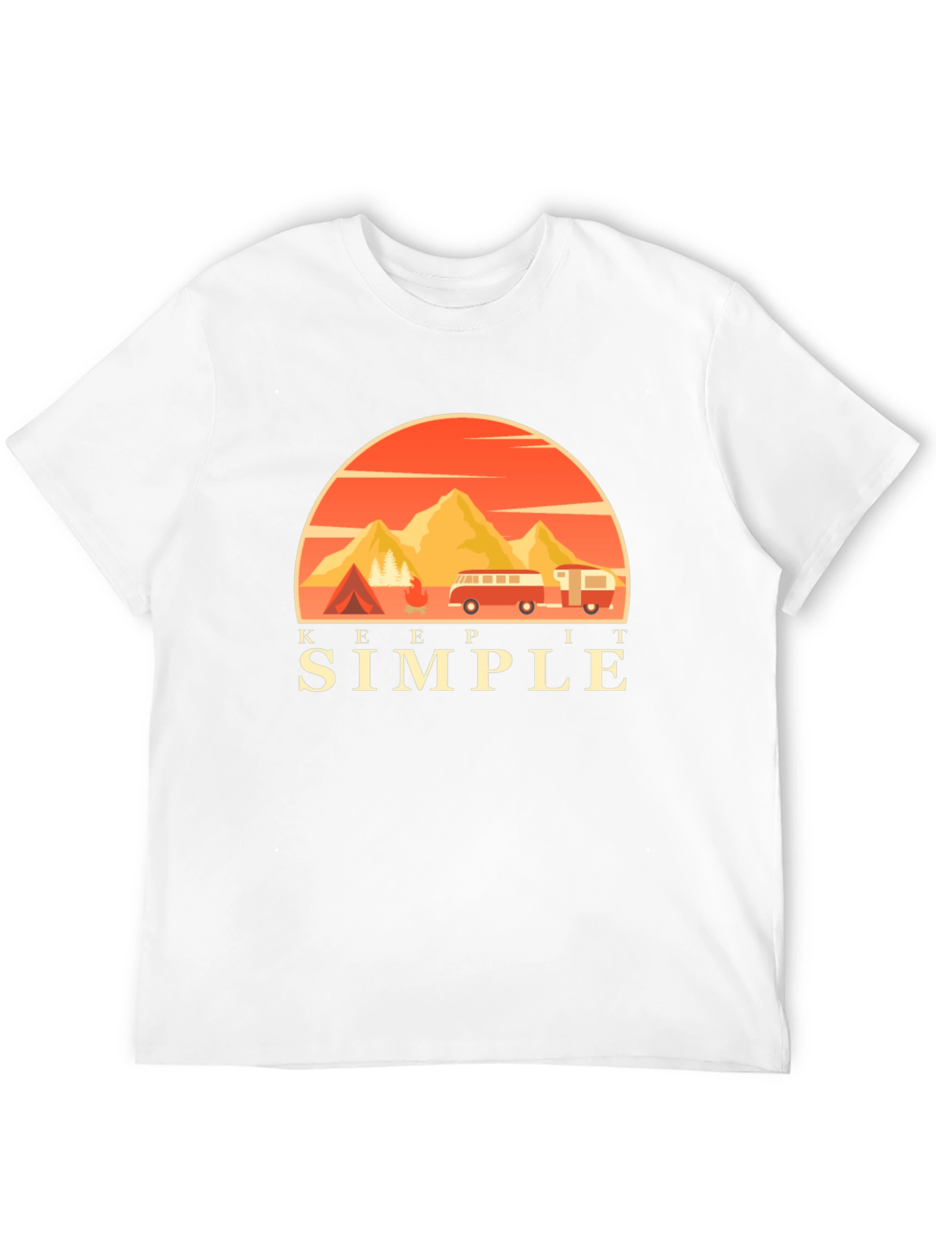 Keep It Simple Camping Adventure T-Shirt