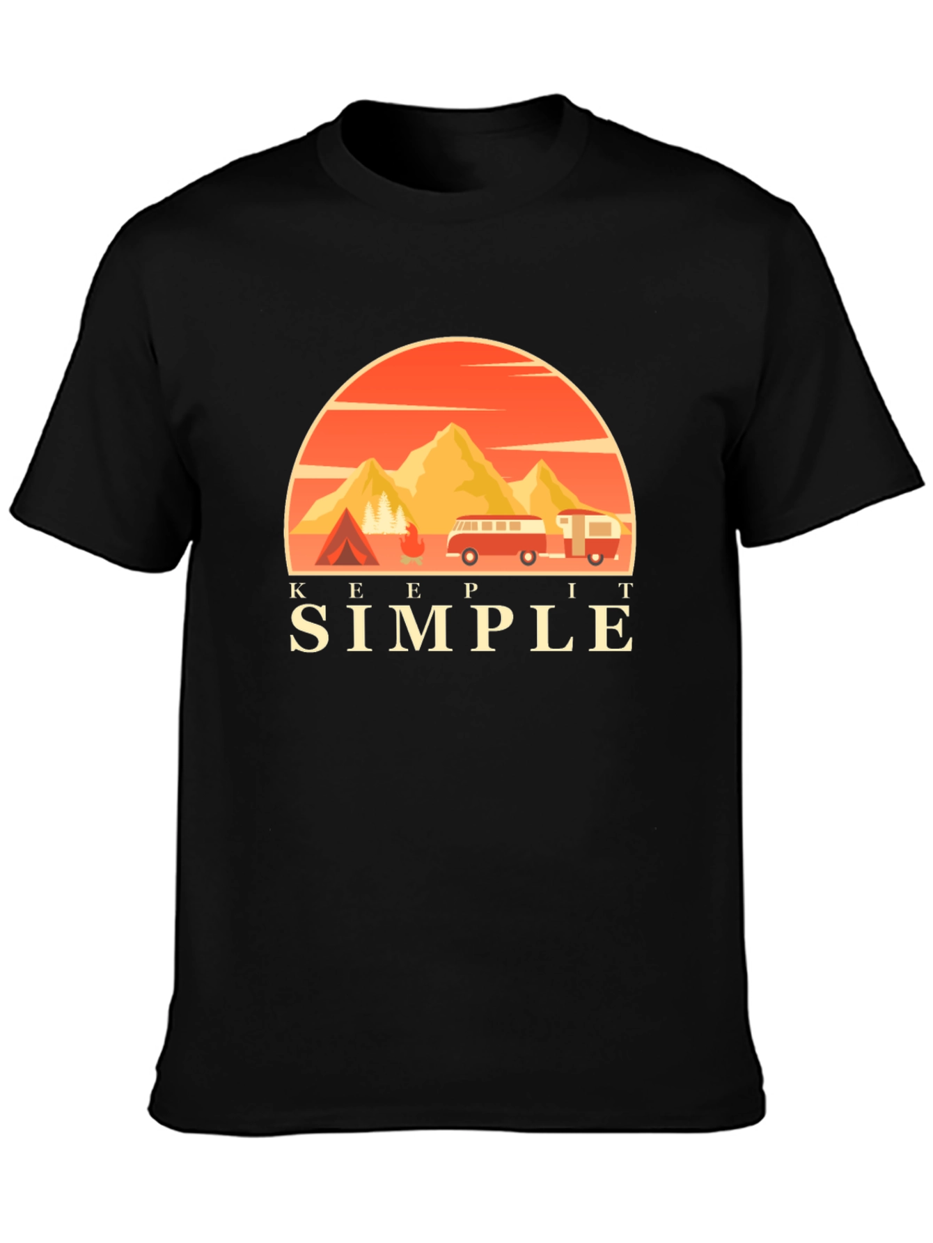Keep It Simple Camping Adventure T-Shirt
