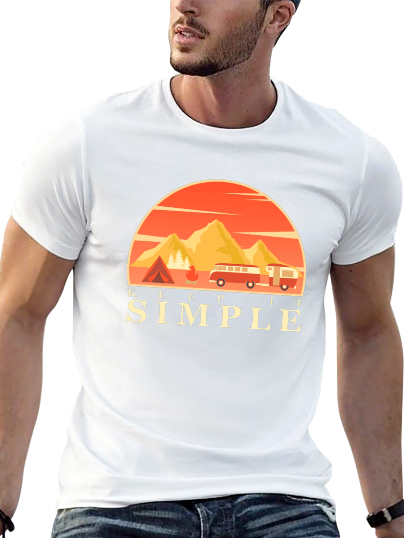 Keep It Simple Camping Adventure T-Shirt