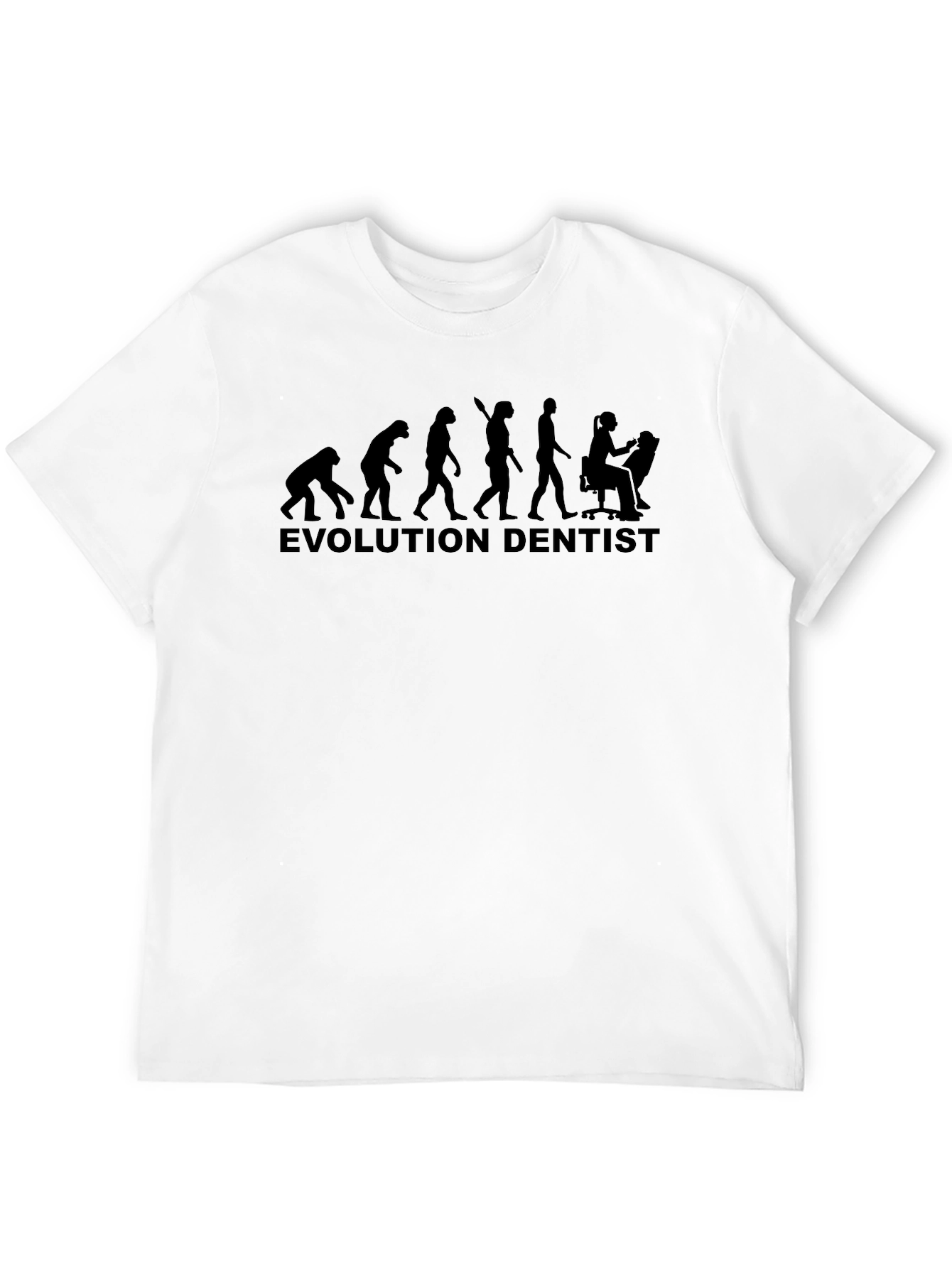 Evolution Dentist T-Shirt - Black