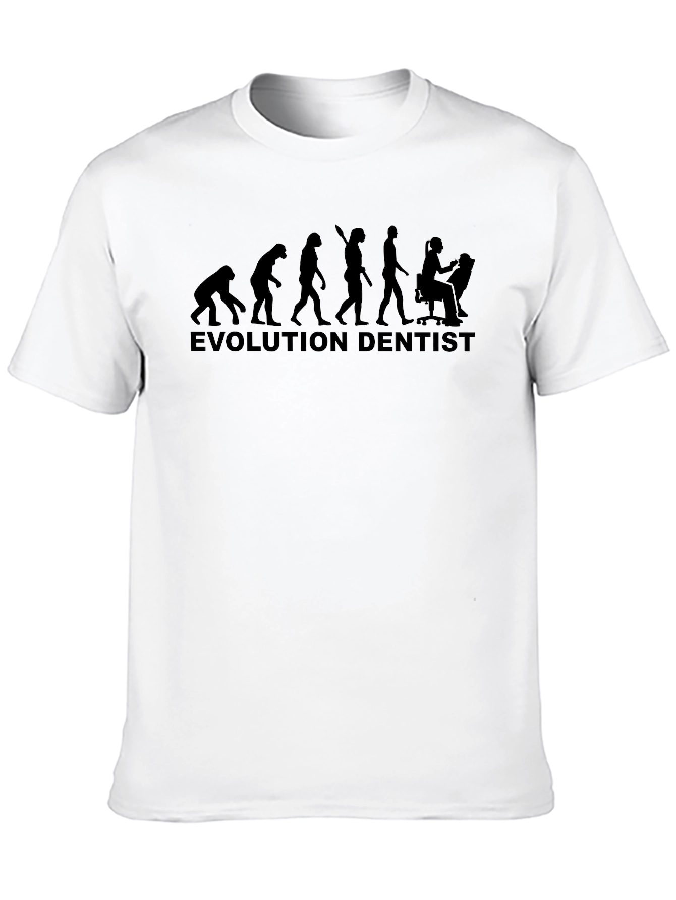 Evolution Dentist T-Shirt - Black