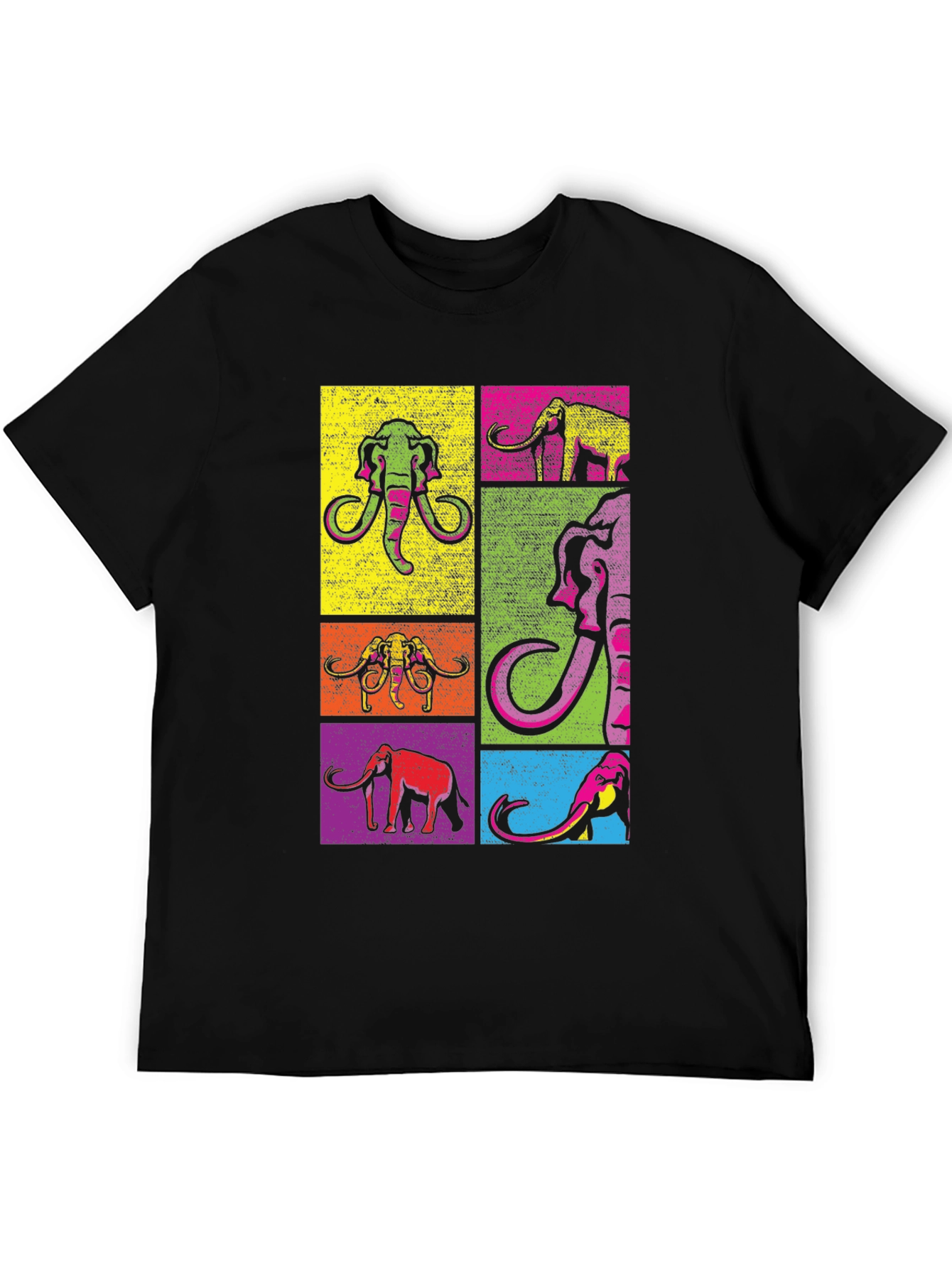 Retro Elephant Pop Art T-Shirt
