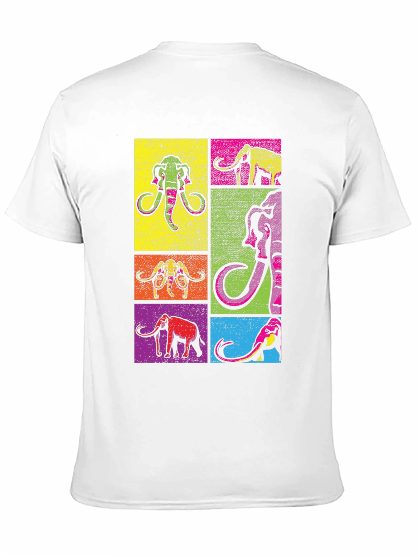Retro Elephant Pop Art T-Shirt